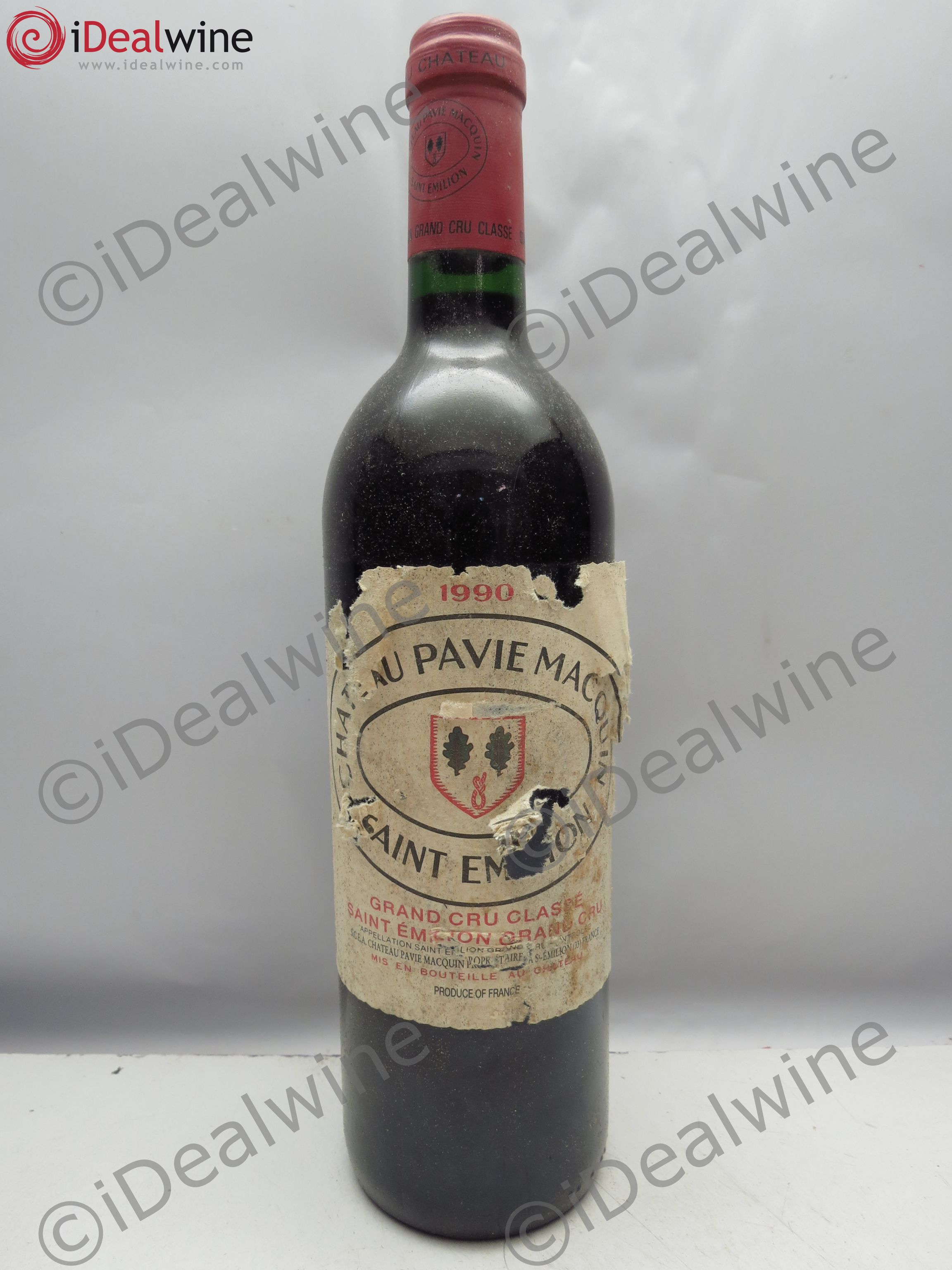Château Pavie Macquin 1er Grand Cru Classé B 1990 - Lot de 1 bouteille - 0
