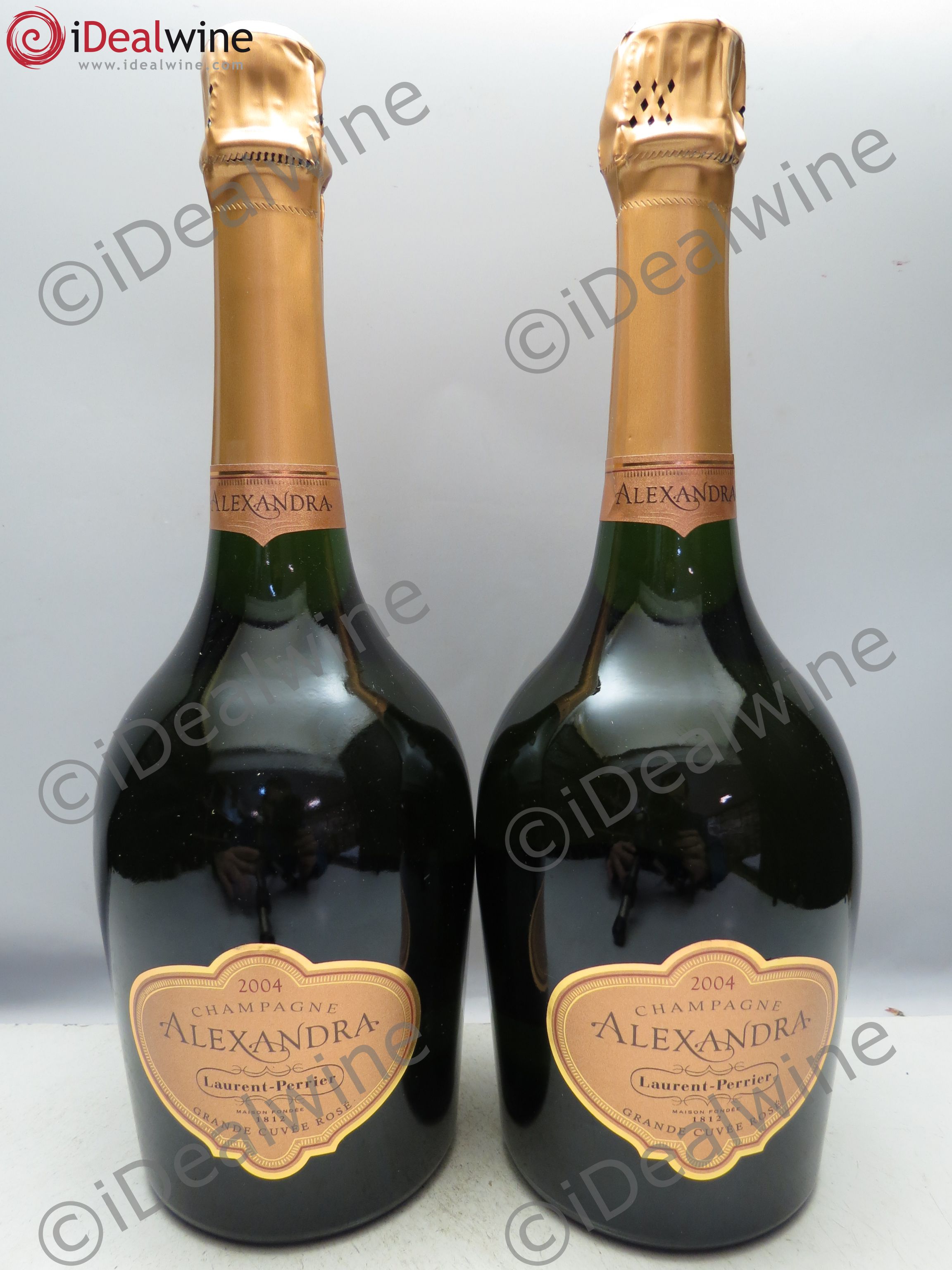 Cuvée Alexandra Laurent Perrier 2004 - Lot de 2 bouteilles - 0