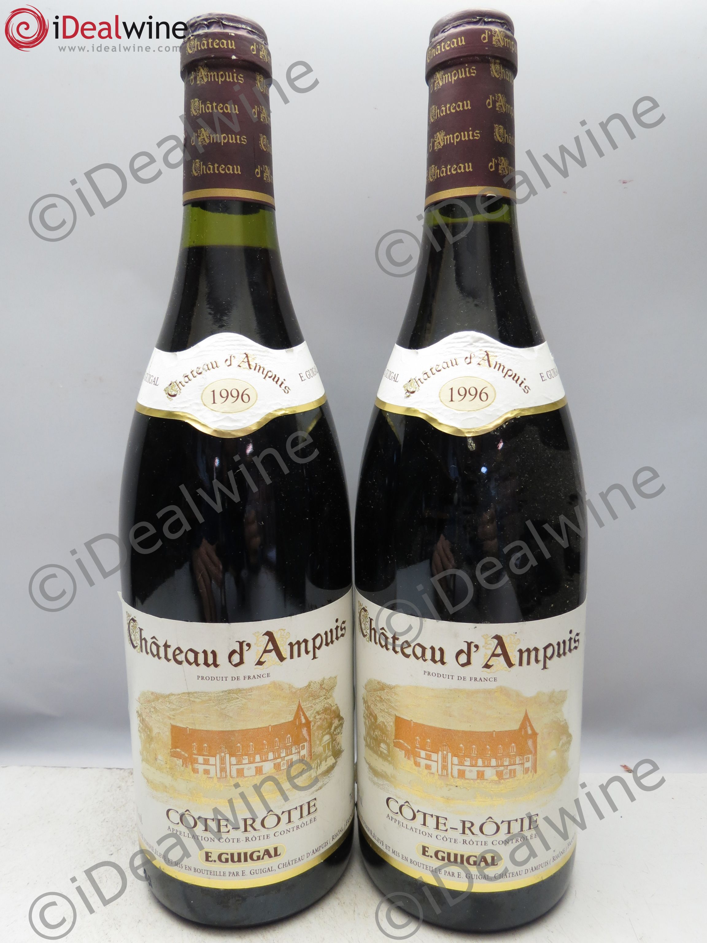 Côte-Rôtie Château d'Ampuis Guigal 1996 - Lot de 2 bouteilles - 0