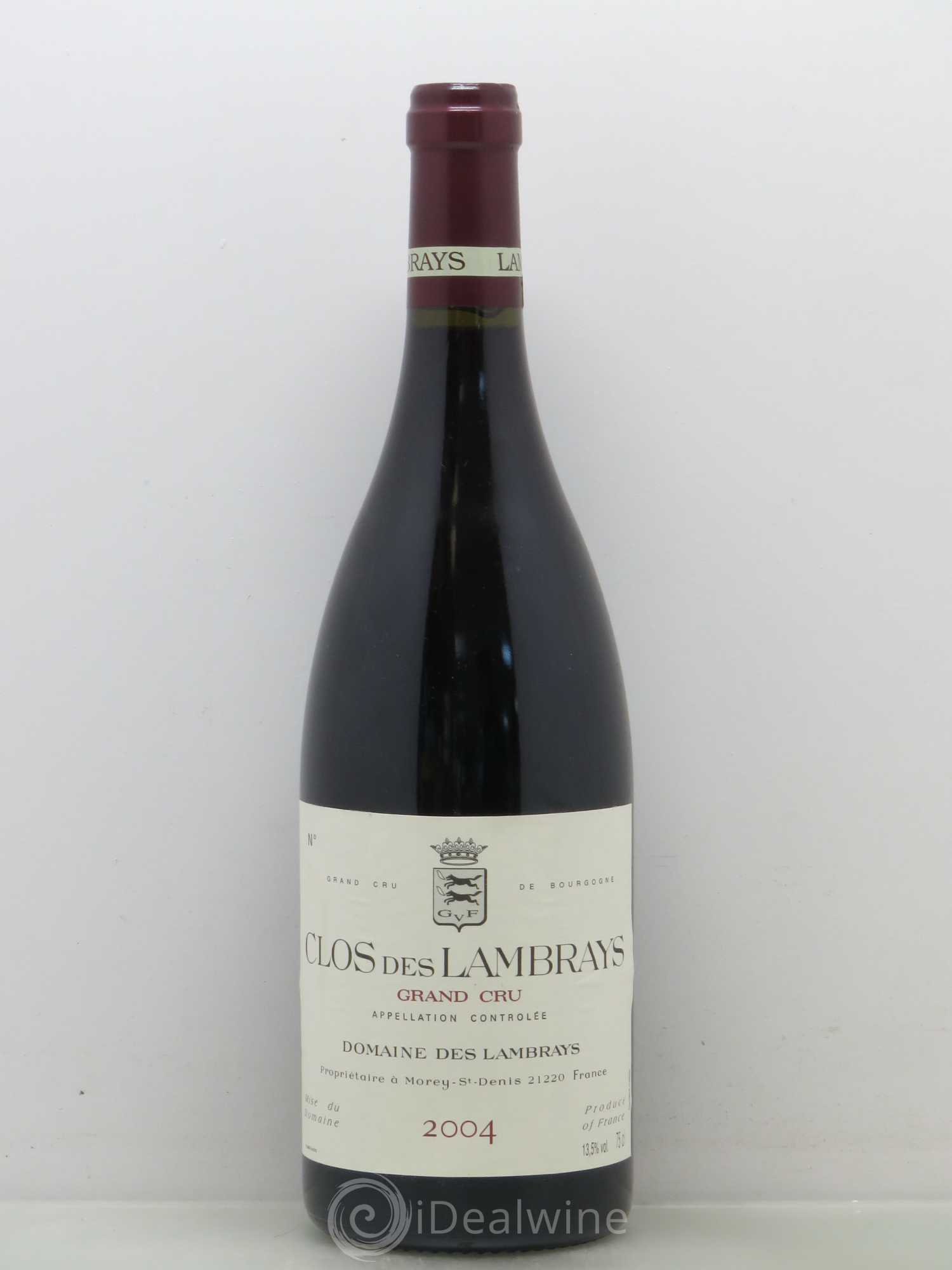 Clos des Lambrays Grand Cru Domaine des Lambrays 2004 - Lotto di 1 bottiglia - 0