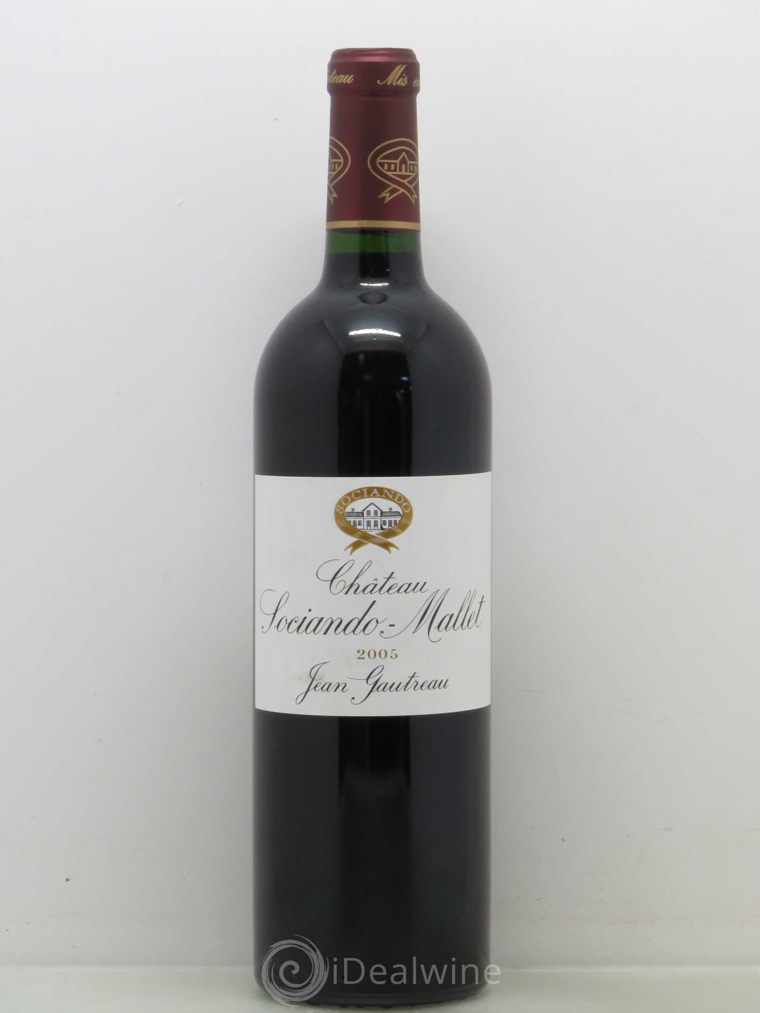 Château Sociando Mallet 2005 - Lot de 1 bouteille - 0