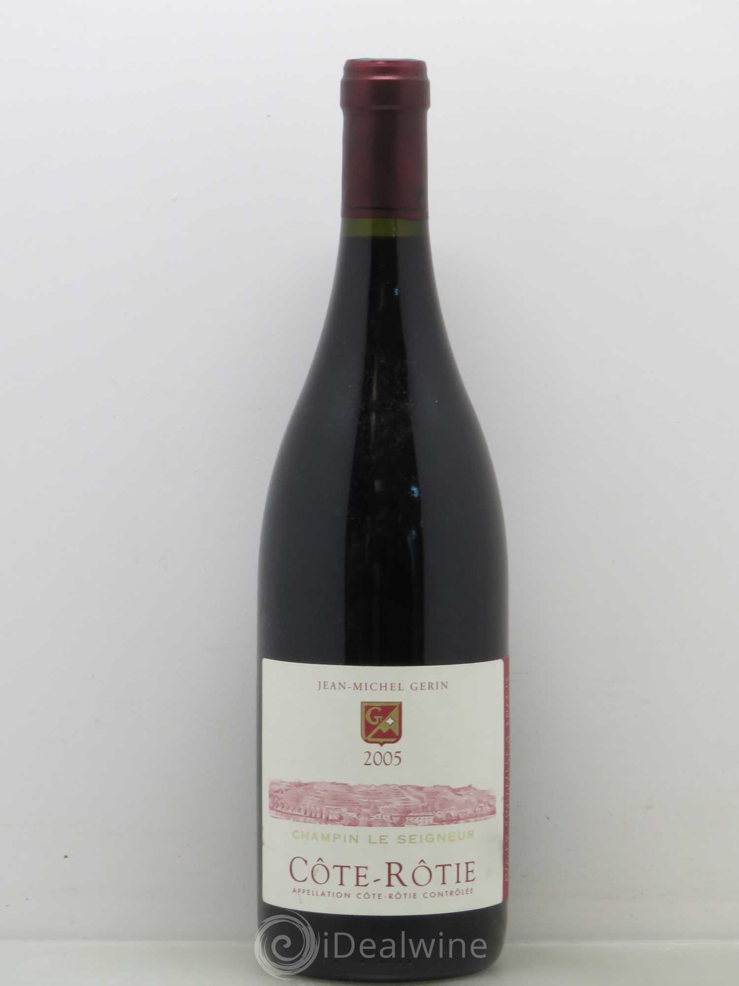 Côte-Rôtie Champin Le Seigneur Jean-Michel Gerin 2005 - Lot de 1 bouteille - 0