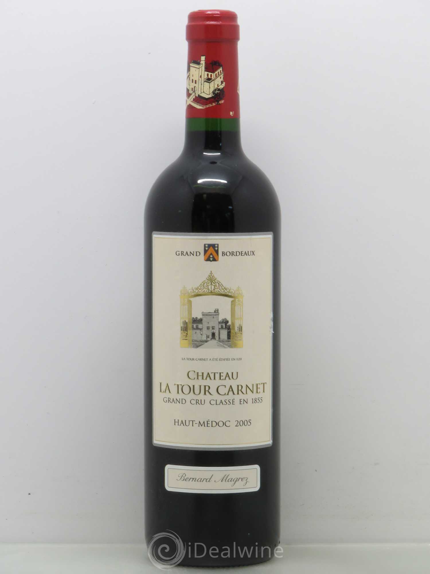 Château la Tour Carnet 4ème Grand Cru Classé 2005 - Lot de 1 bouteille - 0