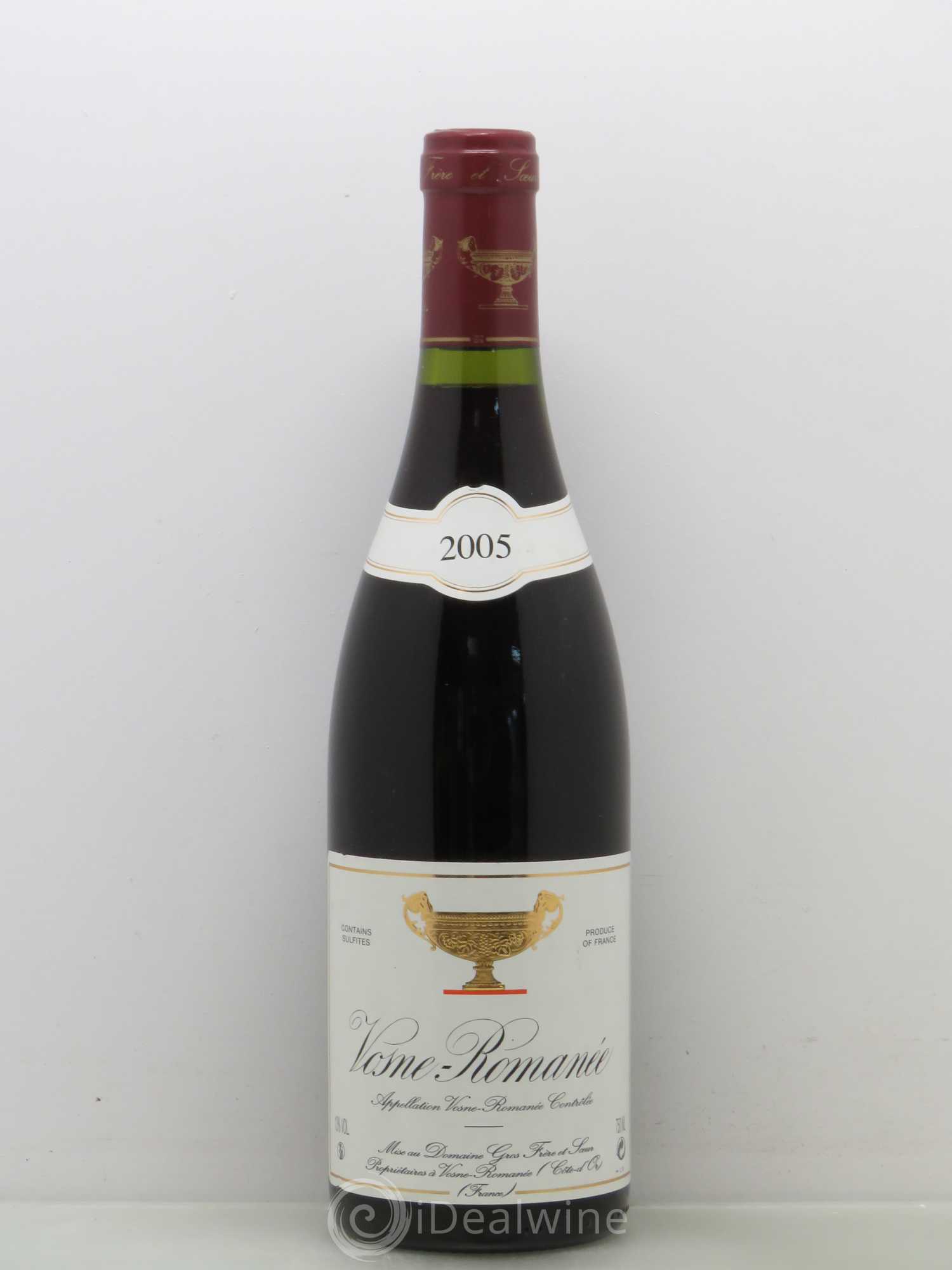 Vosne-Romanée Gros Frère & Soeur 2005 - Lot de 1 bouteille - 0