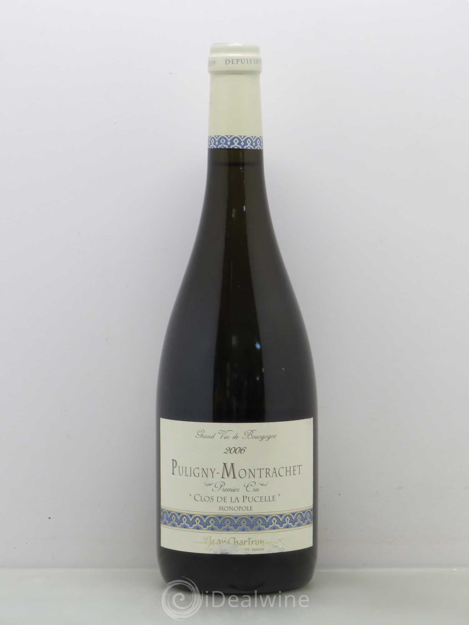 Puligny-Montrachet 1er Cru Clos de la Pucelle Jean Chartron (Domaine) 2006 - Lot de 1 bouteille - 0