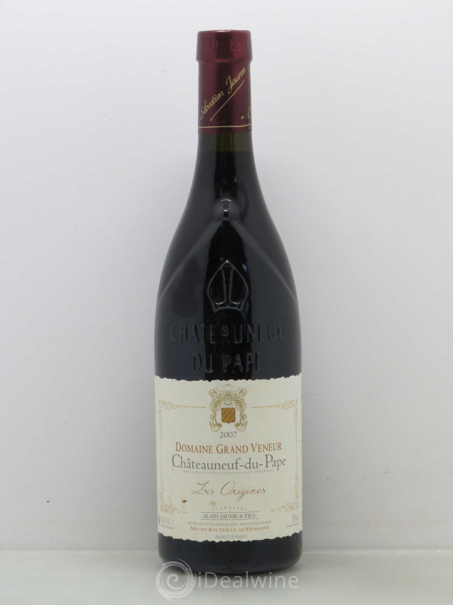 Châteauneuf-du-Pape Les Origines Grand Veneur (Domaine) 2007 - Lot de 1 bouteille - 0