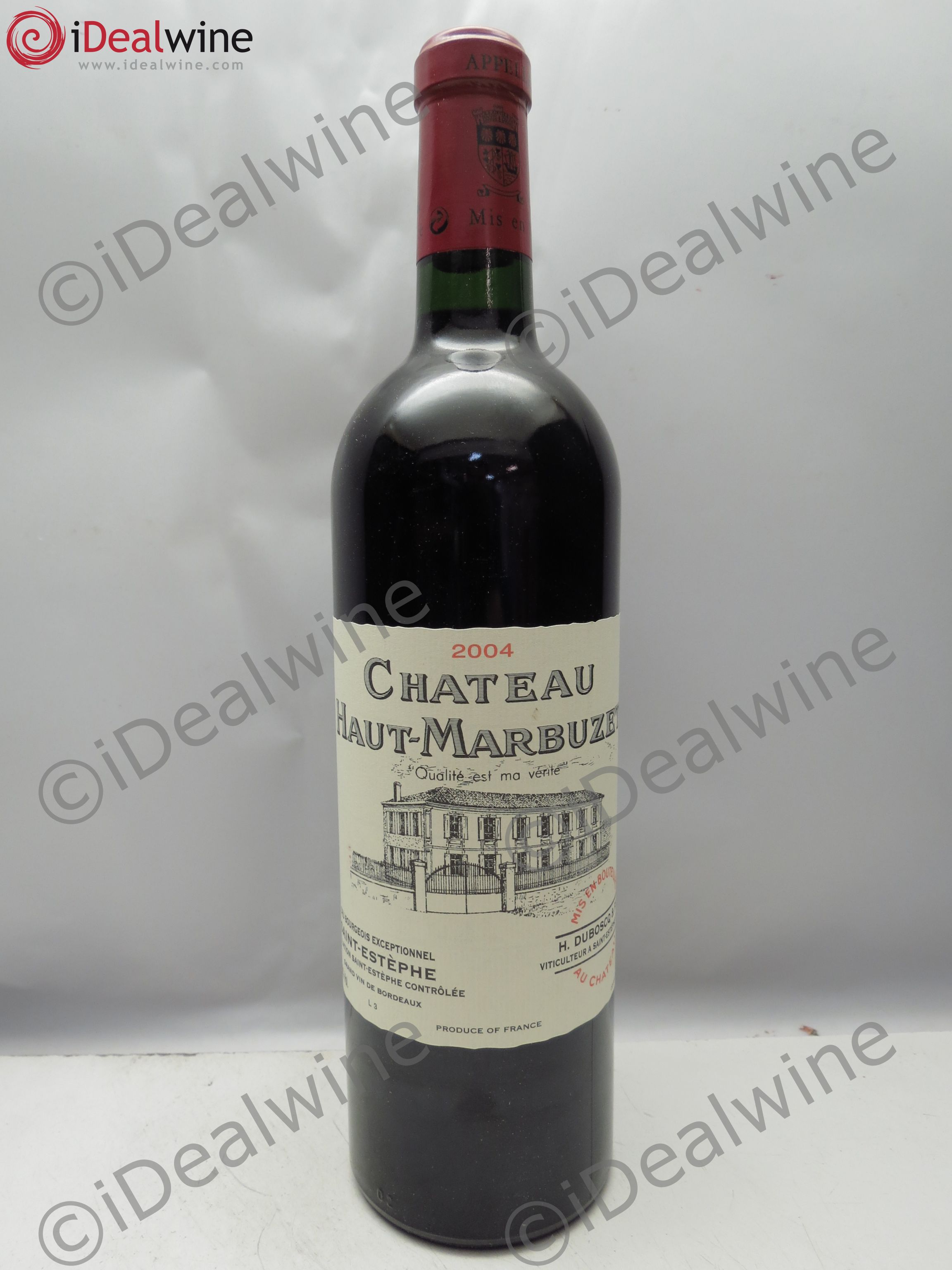 Château Haut Marbuzet 2004 - Lot de 1 bouteille - 0