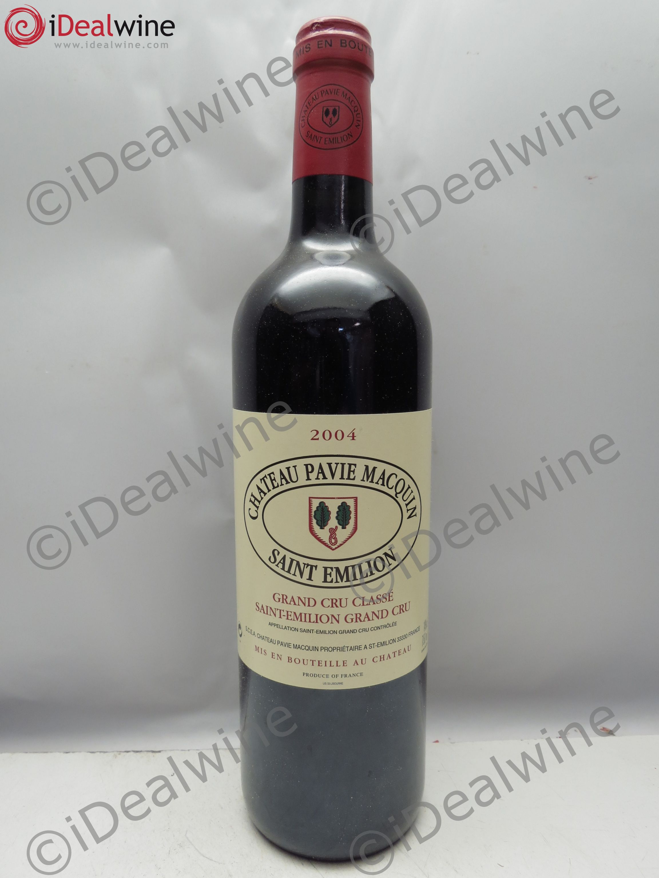 Château Pavie Macquin 1er Grand Cru Classé B 2004 - Lot de 6 bouteilles - 0
