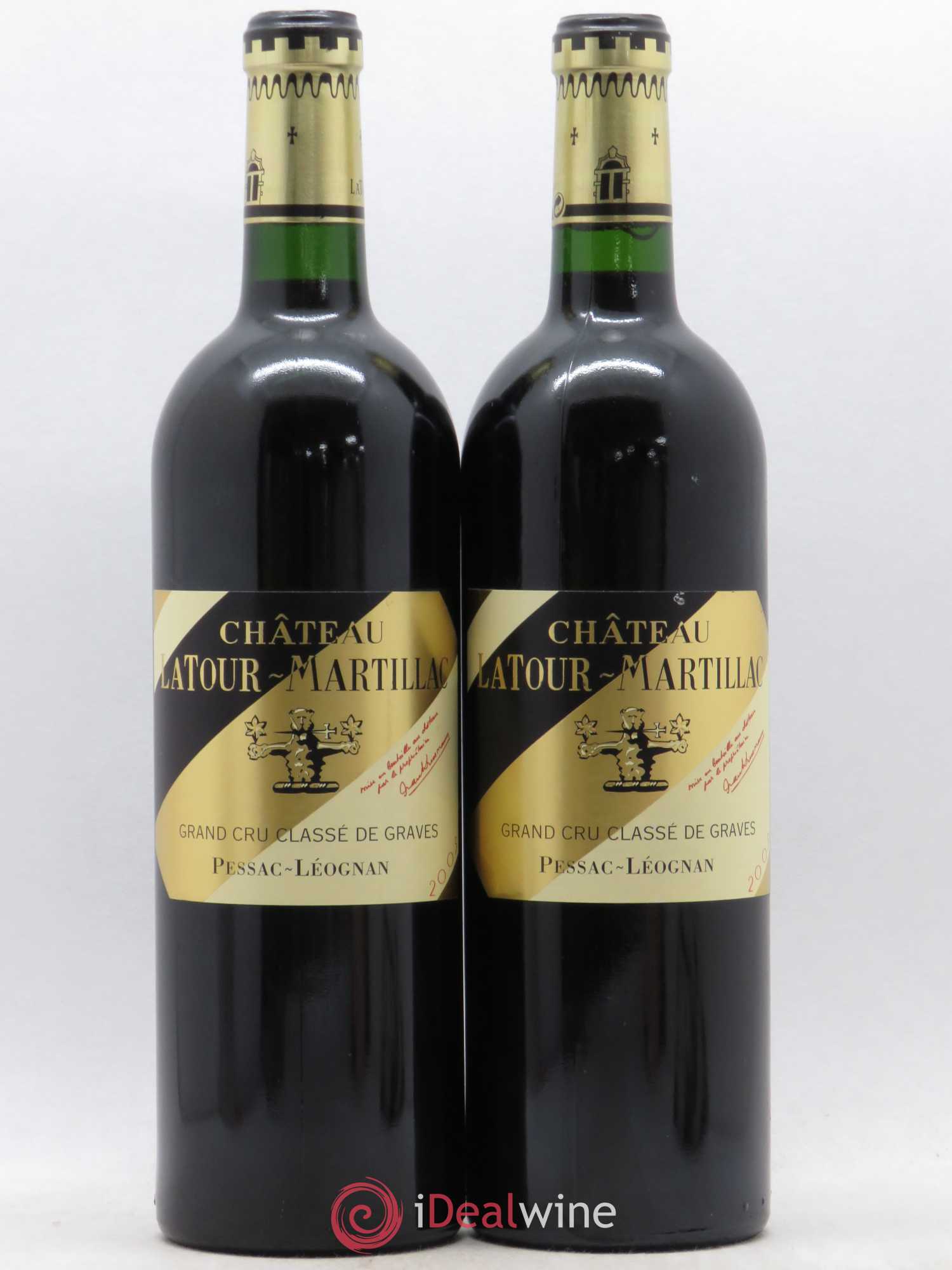 Château Latour-Martillac Cru Classé de Graves 2005 - Lot de 2 bouteilles - 0