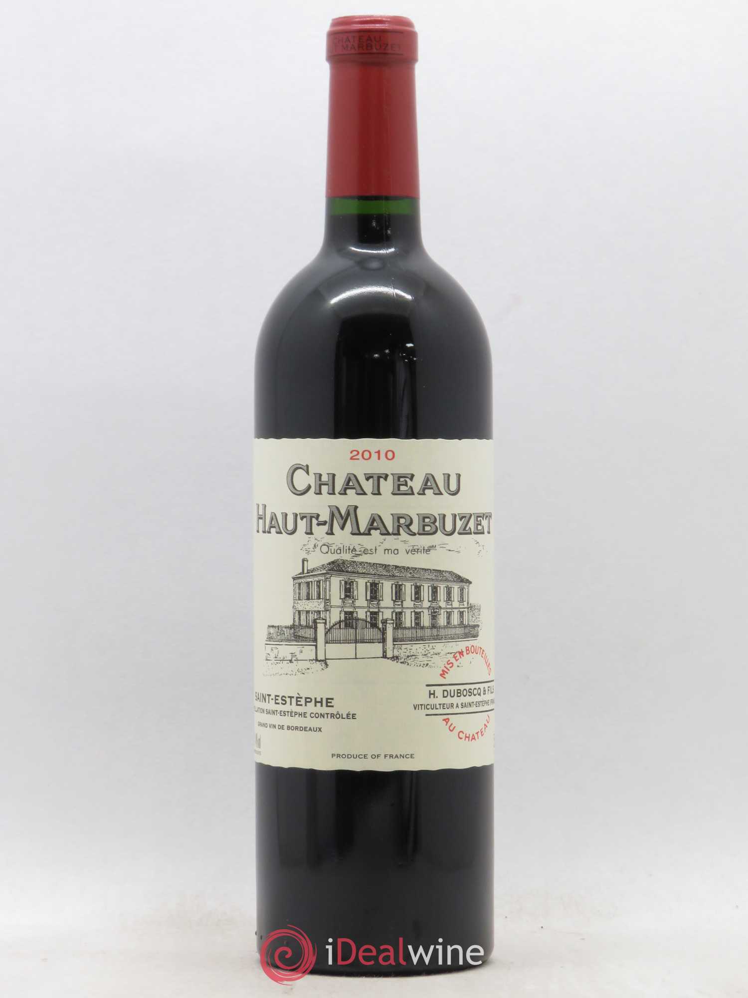 Château Haut Marbuzet 2010 - Lot de 1 bouteille - 0