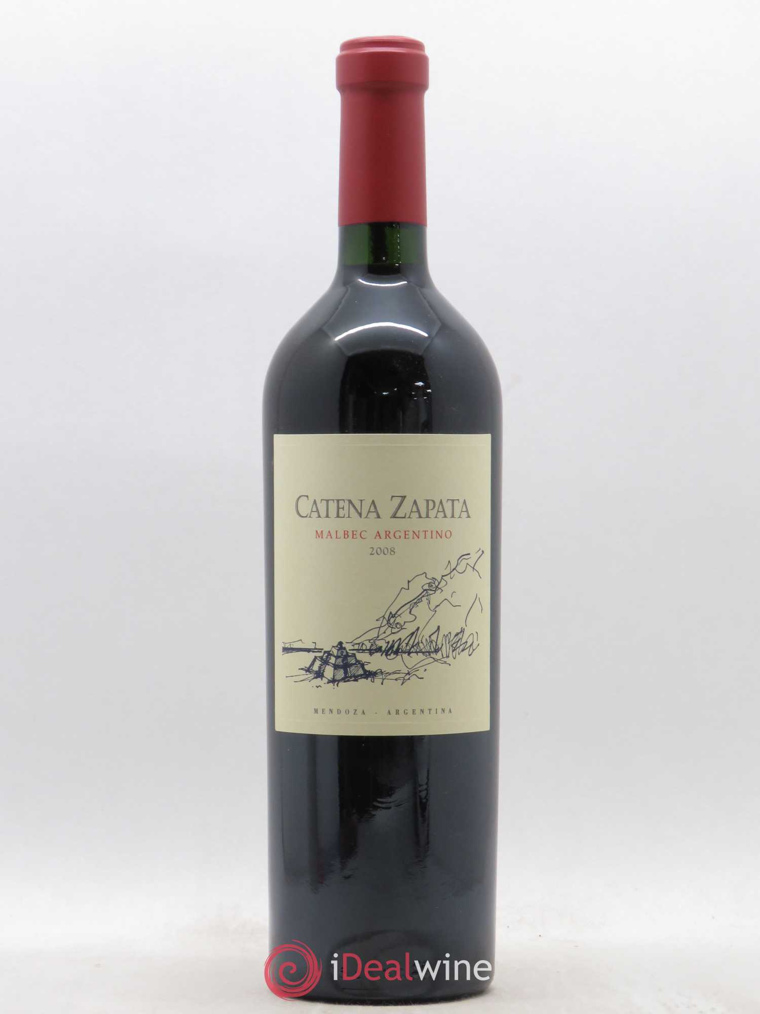 Vins Etrangers Argentine Malbec Argentino Catena Zapata 2008 - Posten von 1 Flasche - 0