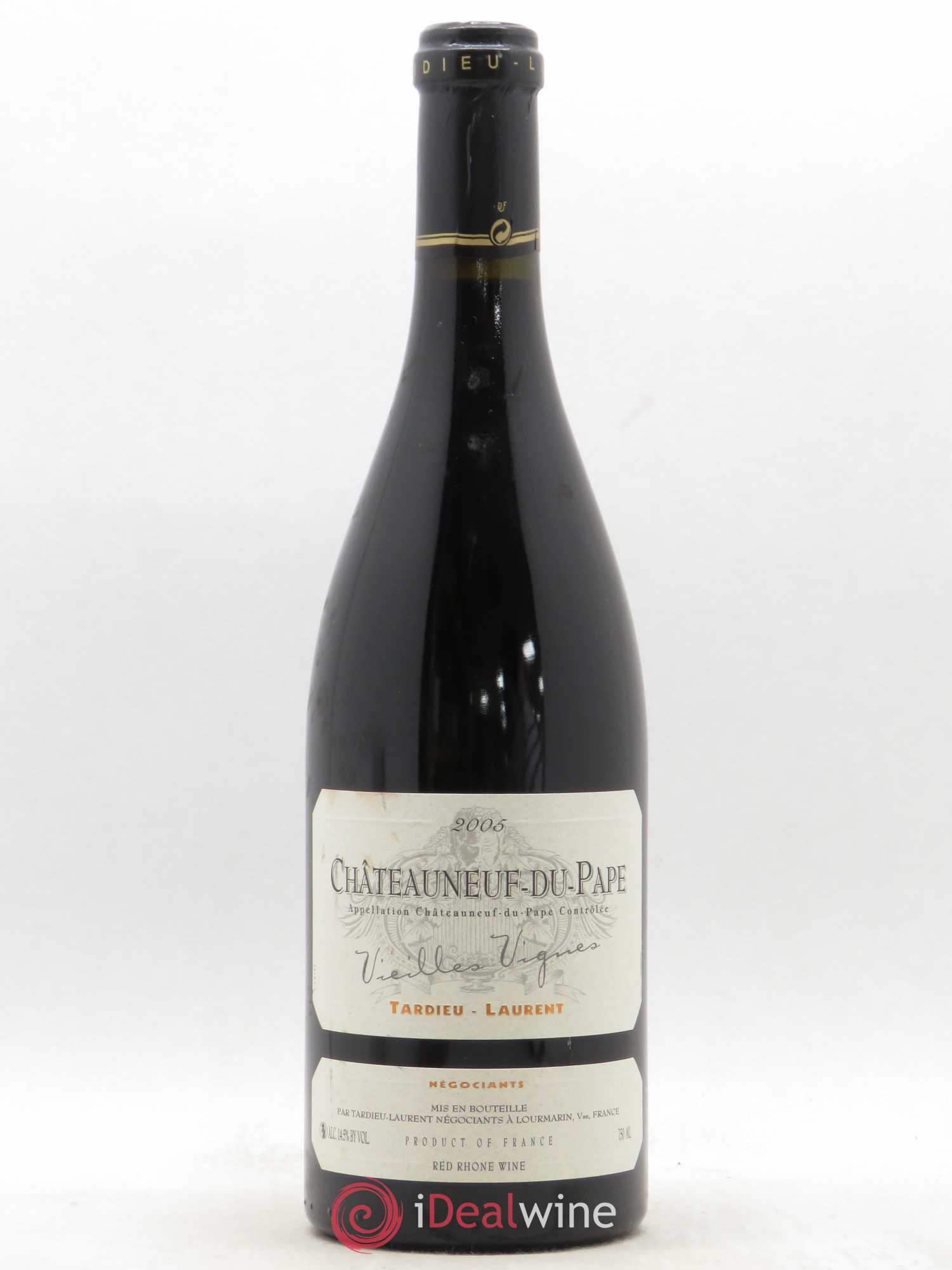 Châteauneuf-du-Pape Tardieu-Laurent Vieilles vignes Famille Tardieu 2005 - Lot de 1 bouteille - 0