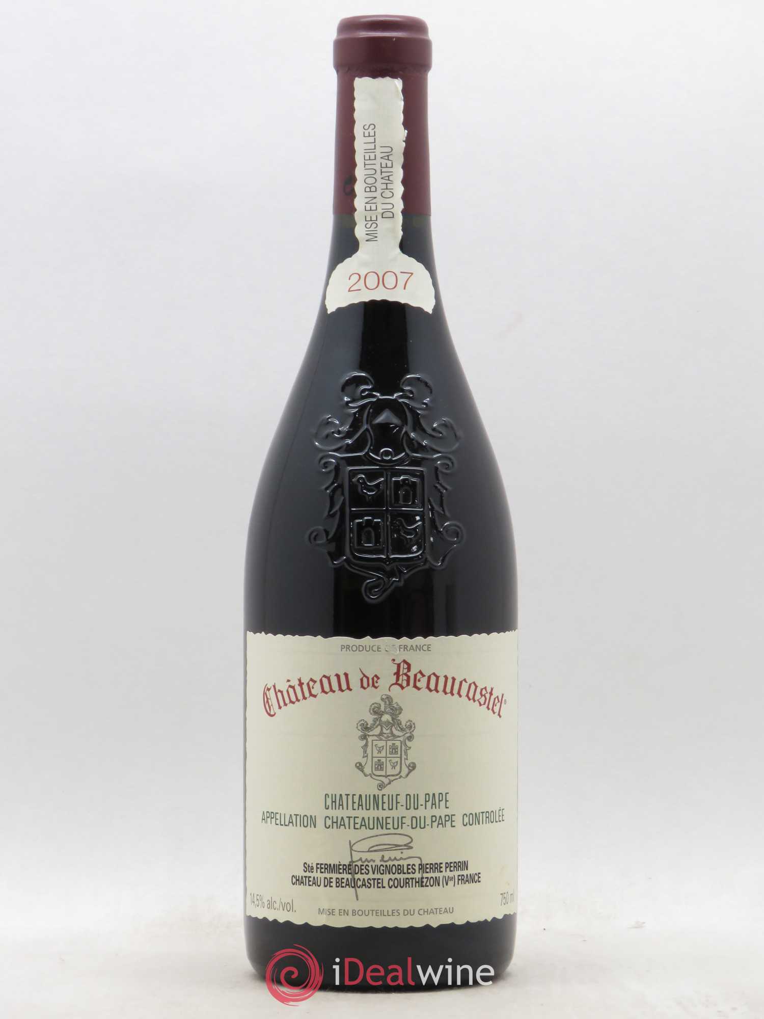 Châteauneuf-du-Pape Château de Beaucastel Famille Perrin 2007 - Lot de 1 bouteille - 0