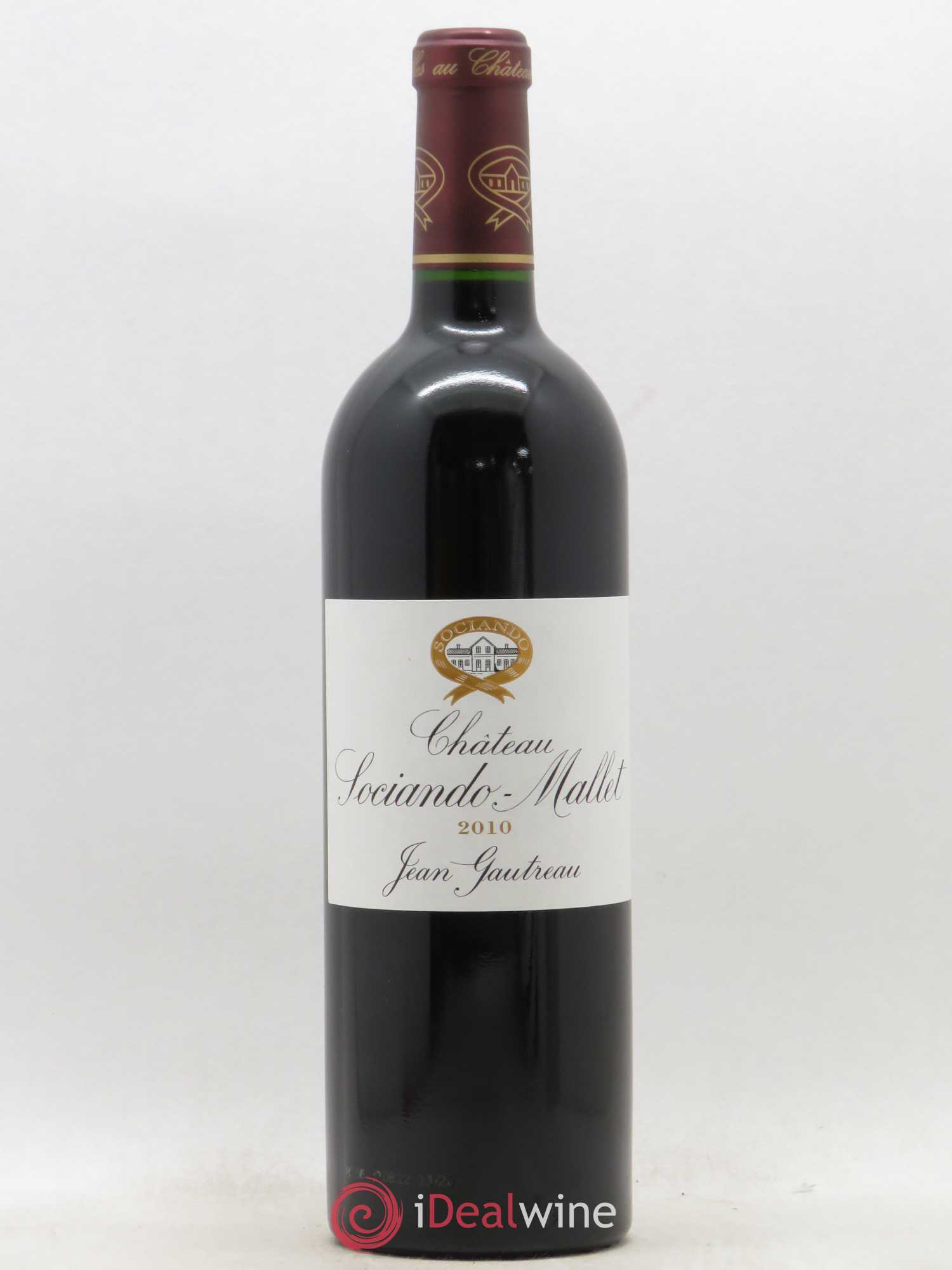 Château Sociando Mallet 2010 - Lot de 1 bouteille - 0