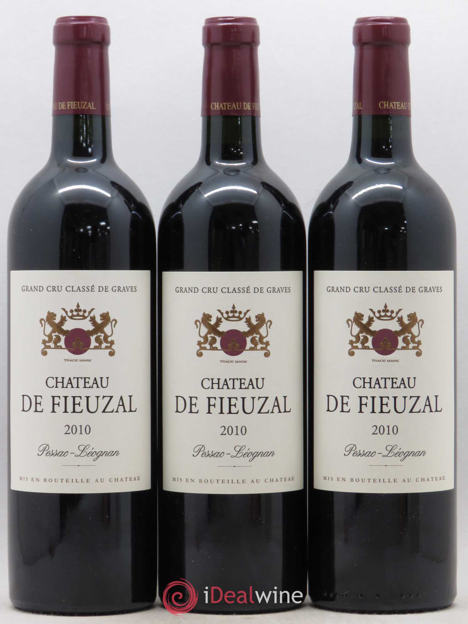 Château de Fieuzal Cru Classé de Graves 2010 - Lot de 3 bouteilles - 0