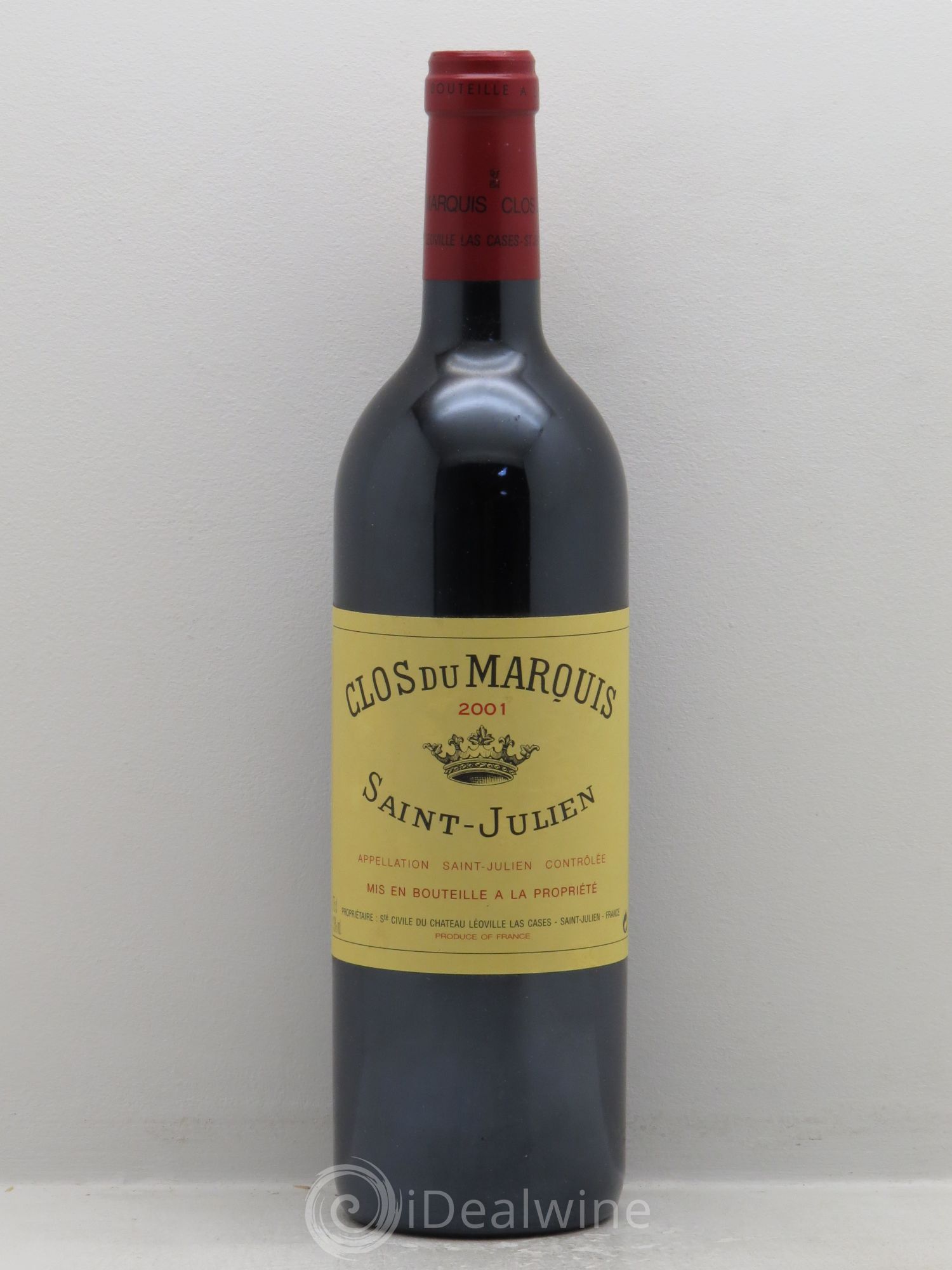 Clos du Marquis 2001 - Lot de 1 bouteille - 0