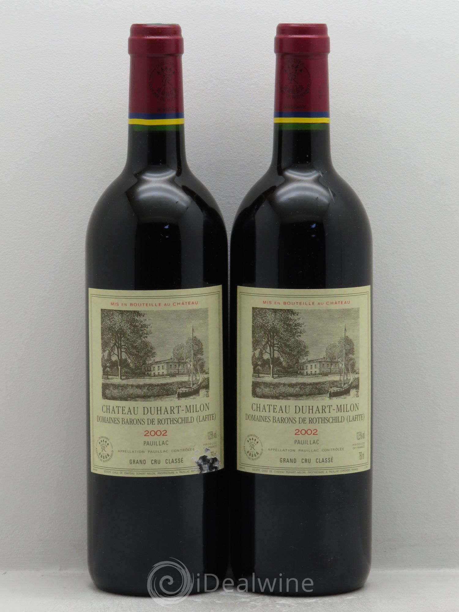 Château Duhart-Milon 4ème Grand Cru Classé 2002 - Lot de 2 bouteilles - 0