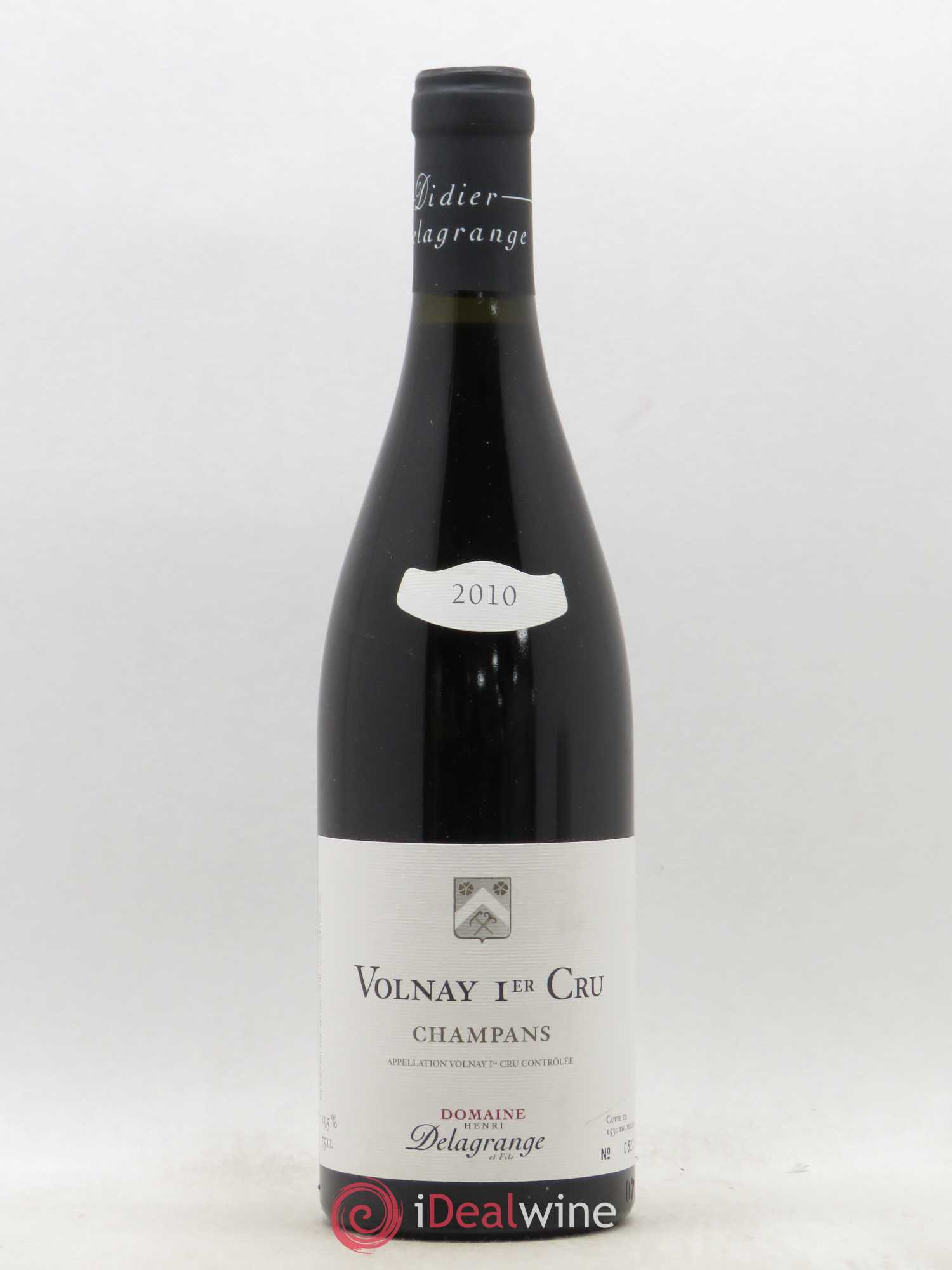 Volnay 1er Cru Henri Delagrange Champans 2010 - Lot de 1 bouteille - 0