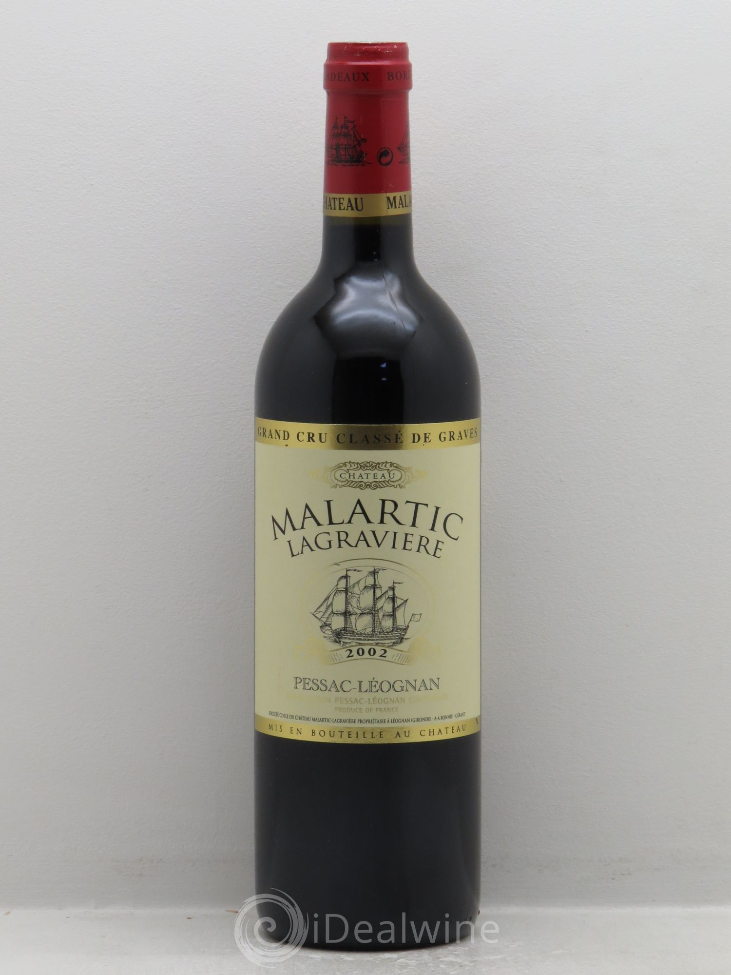 Château Malartic-Lagravière Cru Classé de Graves 2002 - Lot de 1 bouteille - 0