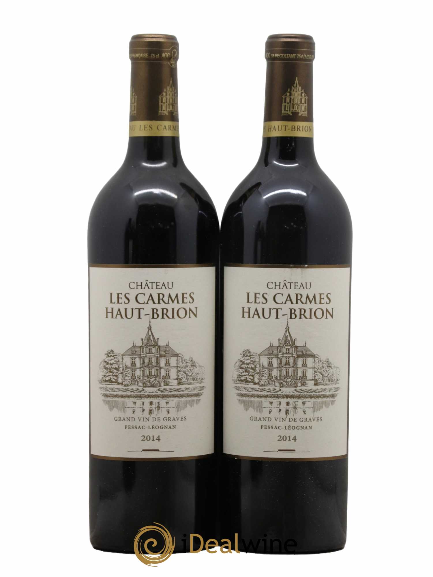 Château Les Carmes Haut-Brion 2014 - Lot de 2 bouteilles - 0