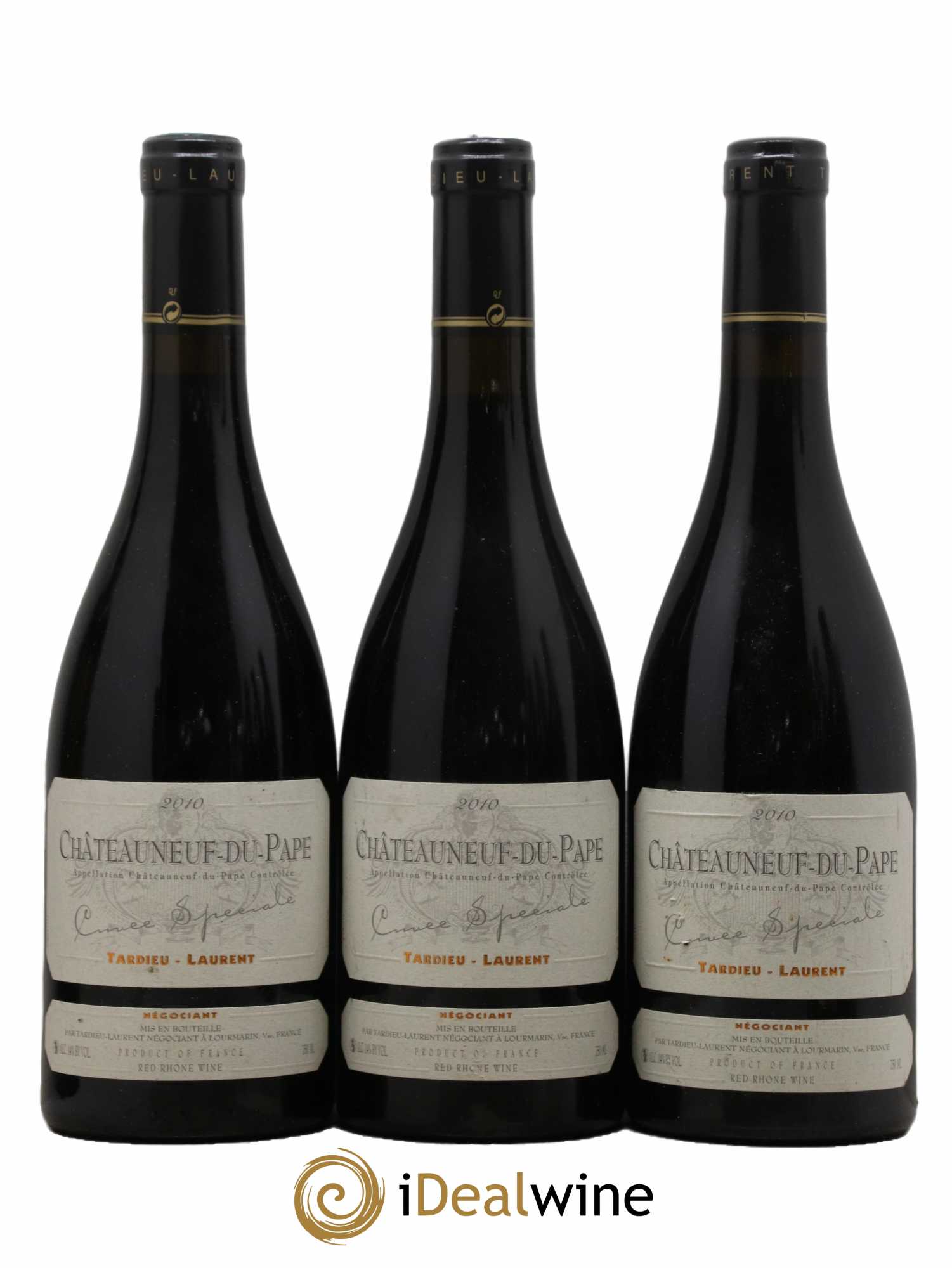 Châteauneuf-du-Pape Tardieu-Laurent Cuvée spéciale Famille Tardieu 2010 - Lot de 3 bouteilles - 0
