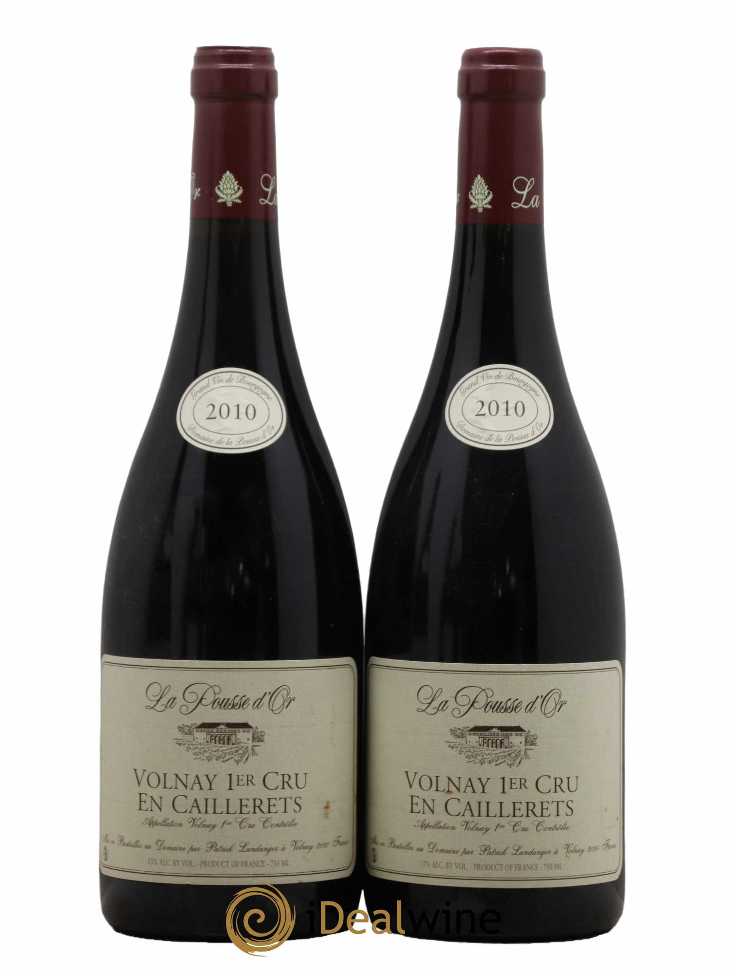 Volnay 1er Cru Les Caillerets La Pousse d'Or (Domaine de) 2010 - Lot de 2 bouteilles - 0