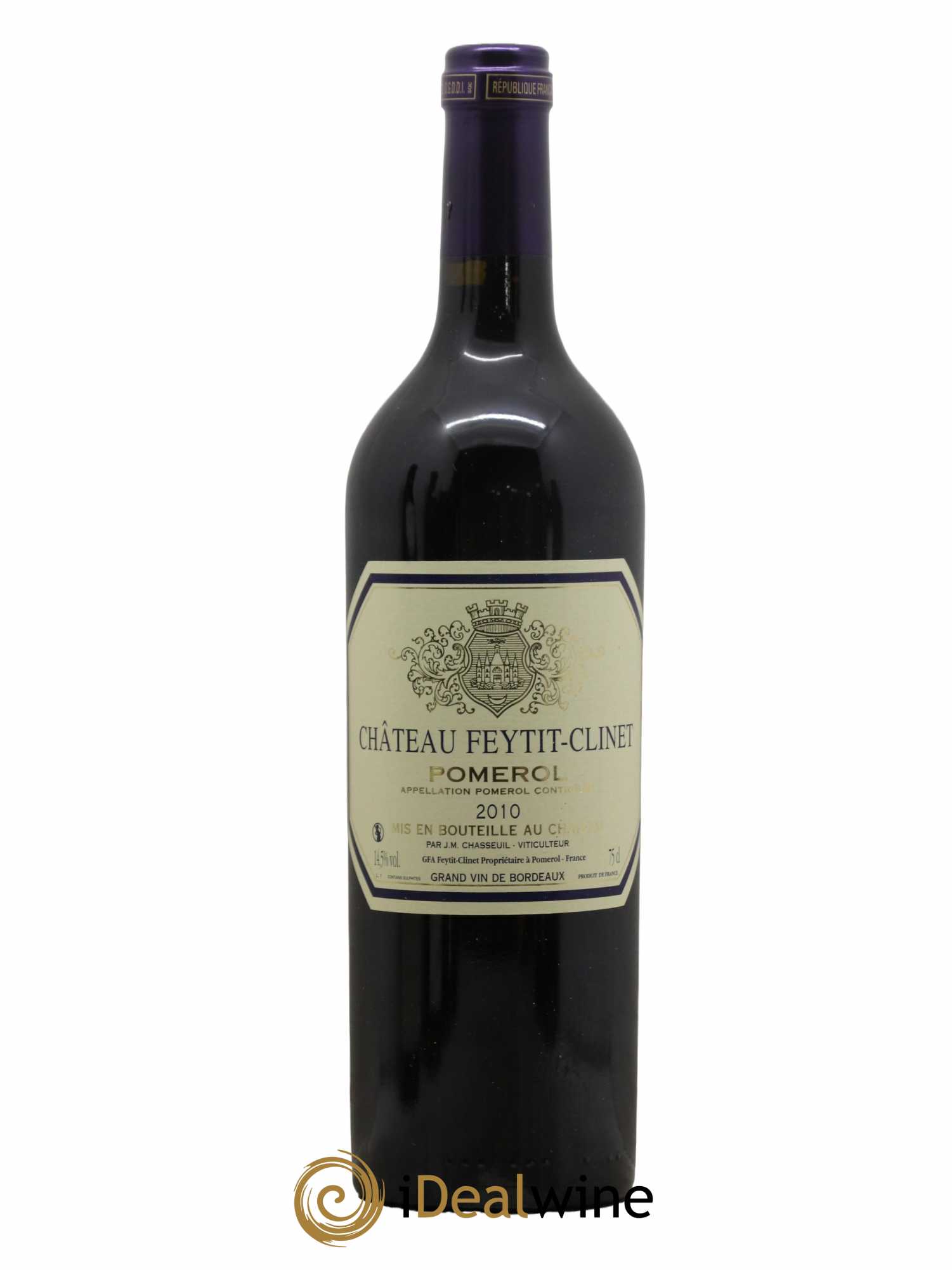Château Feytit-Clinet 2010 - Lot de 1 bouteille - 0