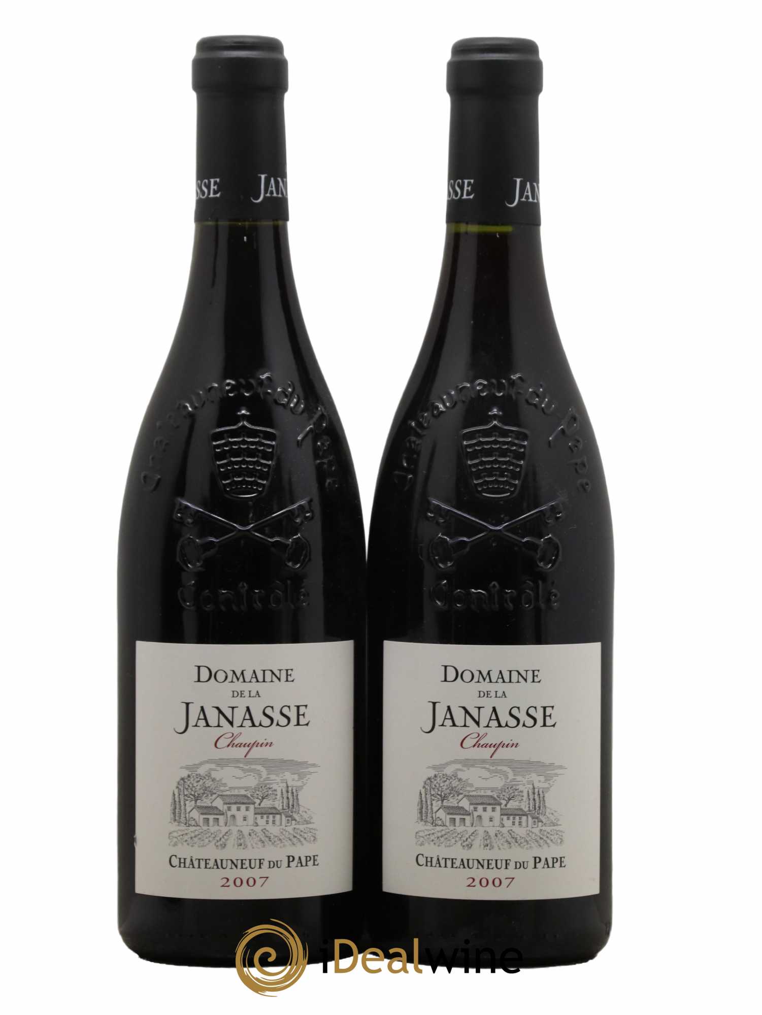 Châteauneuf-du-Pape Cuvée Chaupin La Janasse (Domaine de) 2007 - Lot de 2 bouteilles - 0