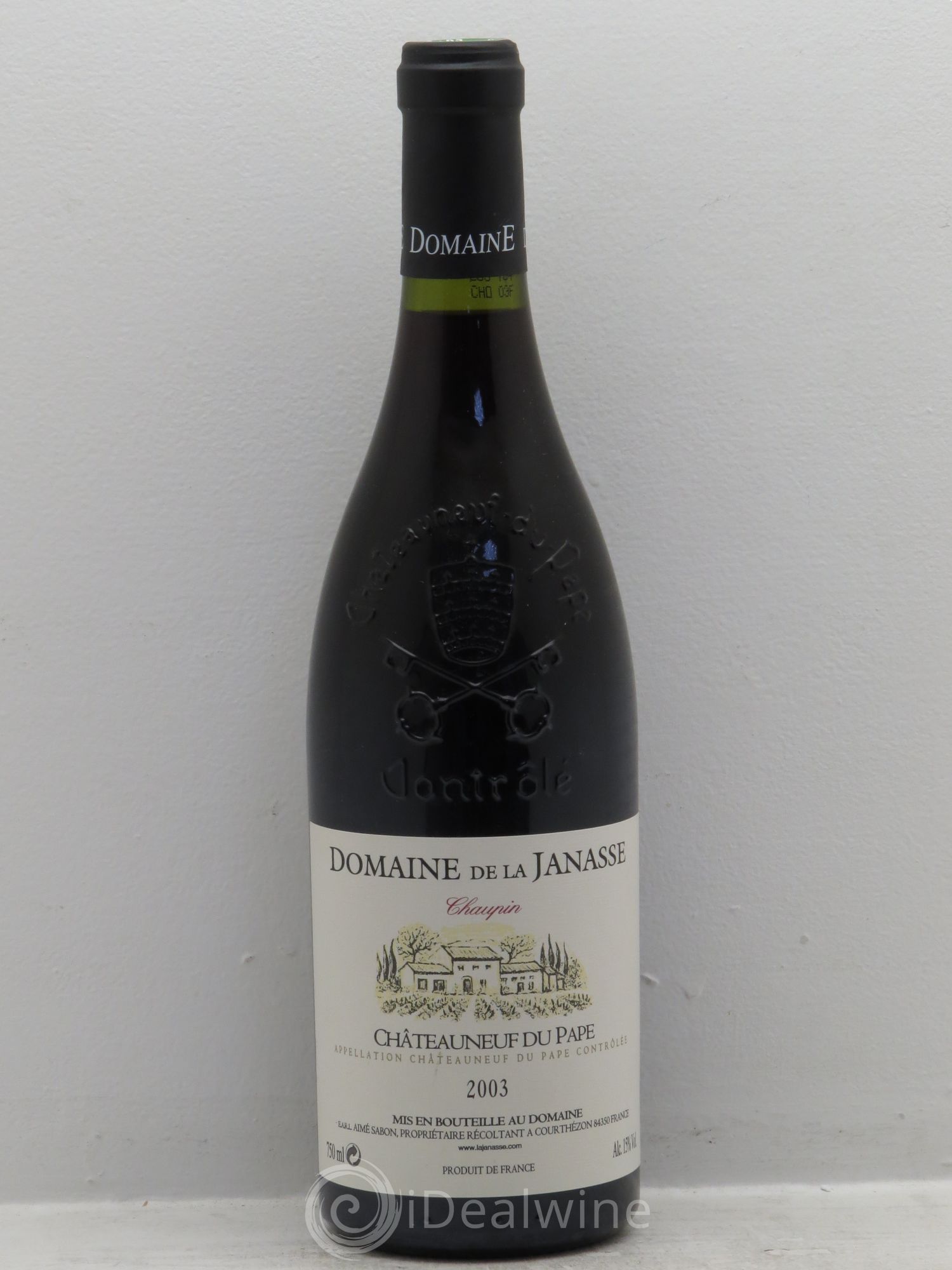 Châteauneuf-du-Pape Cuvée Chaupin La Janasse (Domaine de) 2003 - Lot de 1 bouteille - 0