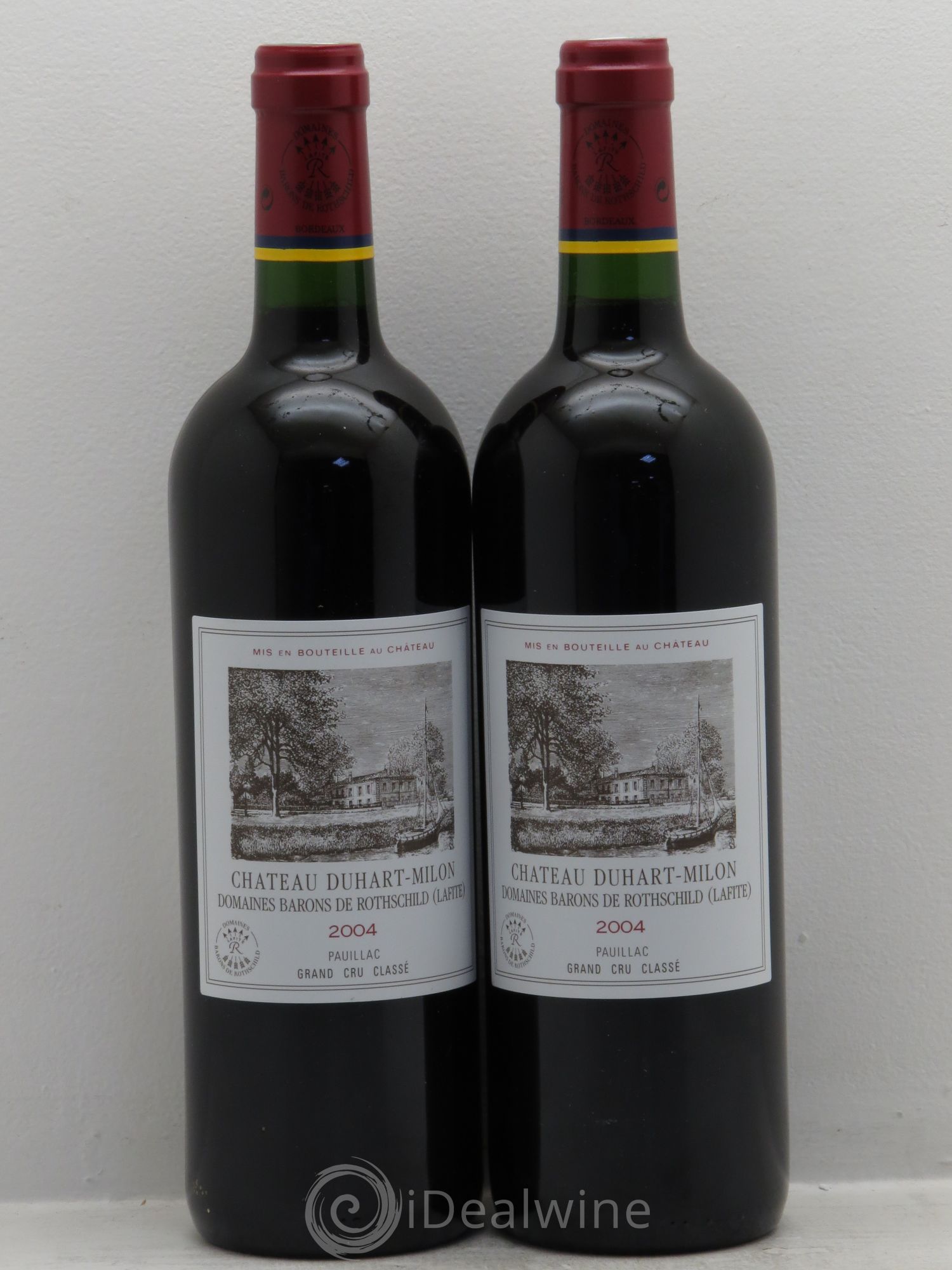 Château Duhart-Milon 4ème Grand Cru Classé 2004 - Lot de 2 bouteilles - 0
