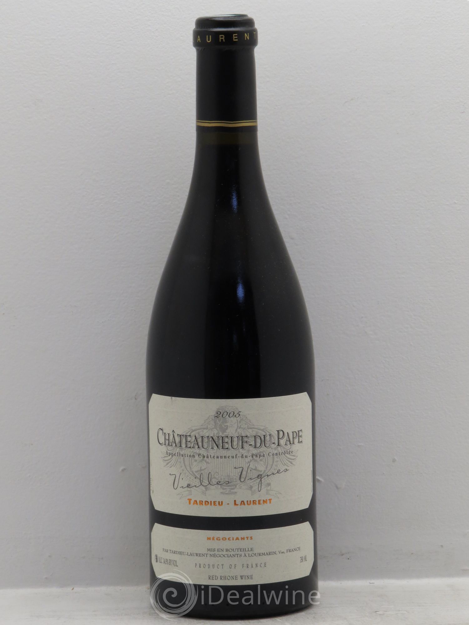 Châteauneuf-du-Pape Tardieu-Laurent Vieilles vignes Famille Tardieu 2005 - Lot de 1 bouteille - 0