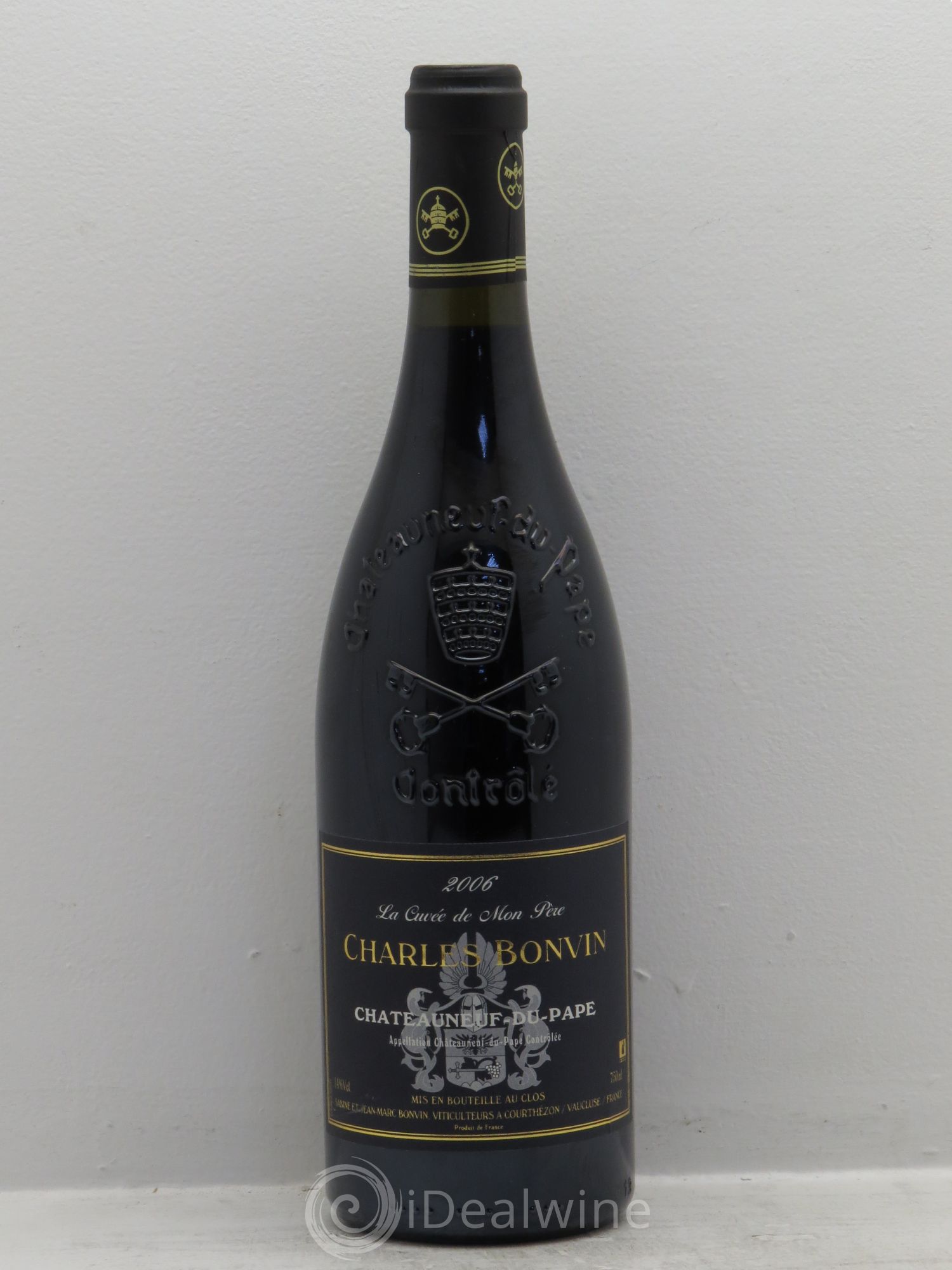 Châteauneuf-du-Pape Cuvée de mon père -Charles bonvin (sans prix de réserve) 2006 - Posten von 1 Flasche - 0