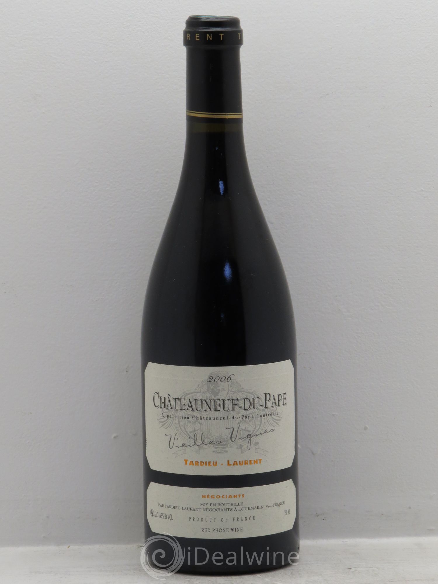 Châteauneuf-du-Pape Tardieu-Laurent Vieilles vignes Famille Tardieu 2006 - Lot de 1 bouteille - 0