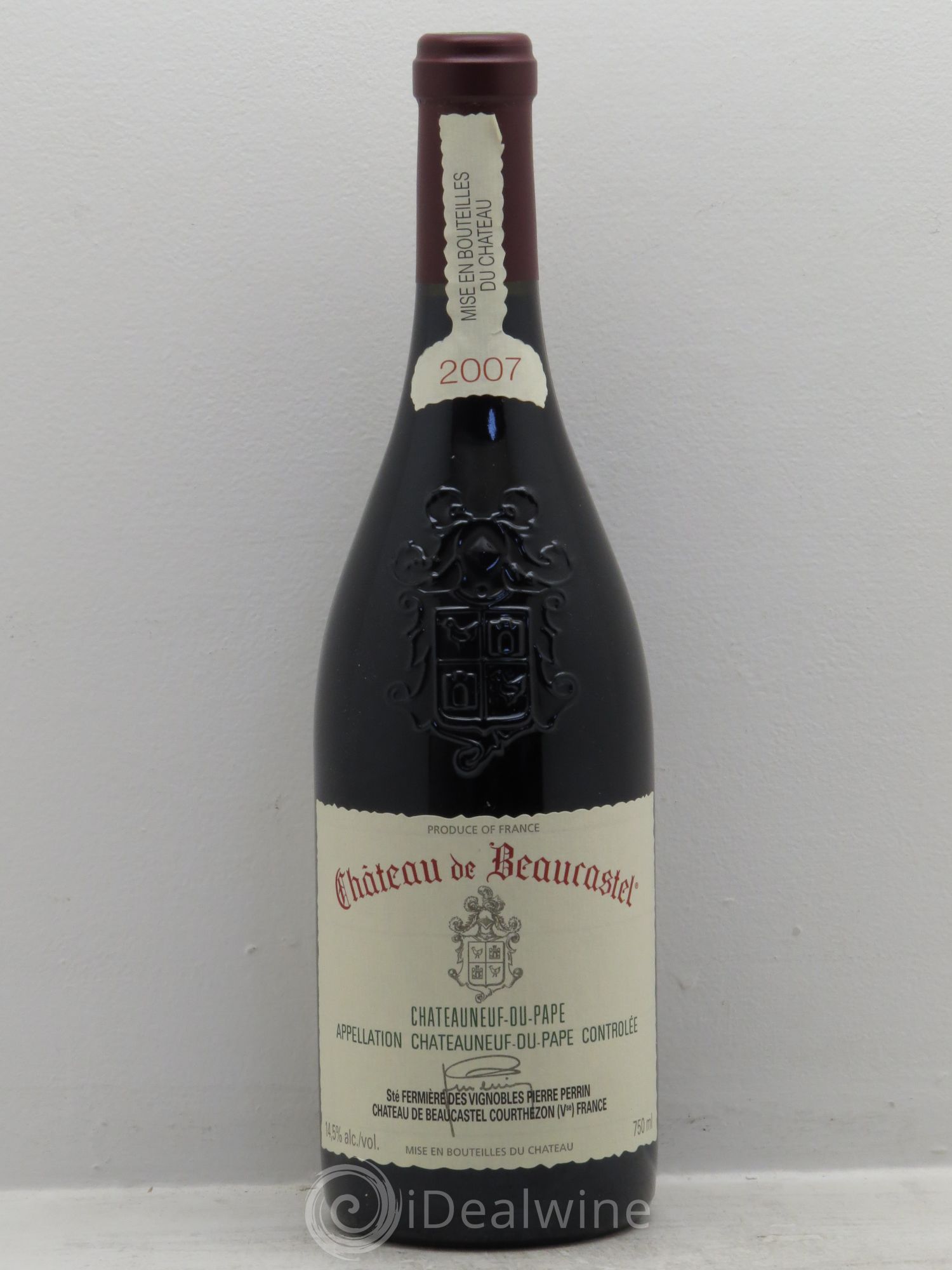 Châteauneuf-du-Pape Château de Beaucastel Famille Perrin 2007 - Lot de 1 bouteille - 0