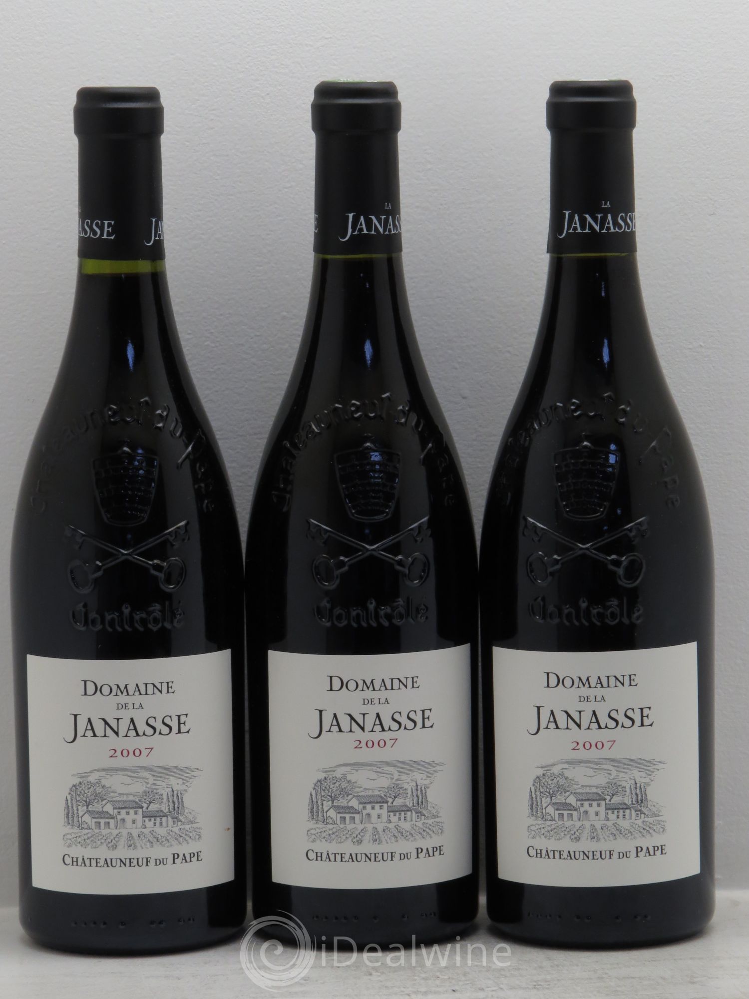 Châteauneuf-du-Pape La Janasse (Domaine de) 2007 - Lot de 3 bouteilles - 0