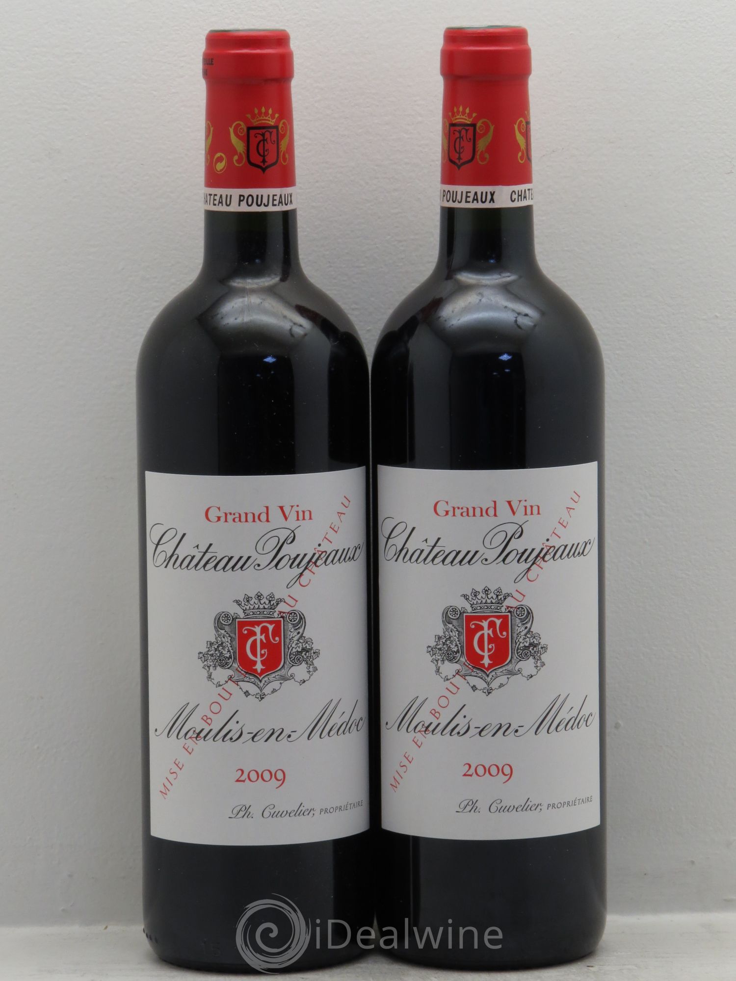 Château Poujeaux 2009 - Lot de 2 bouteilles - 0