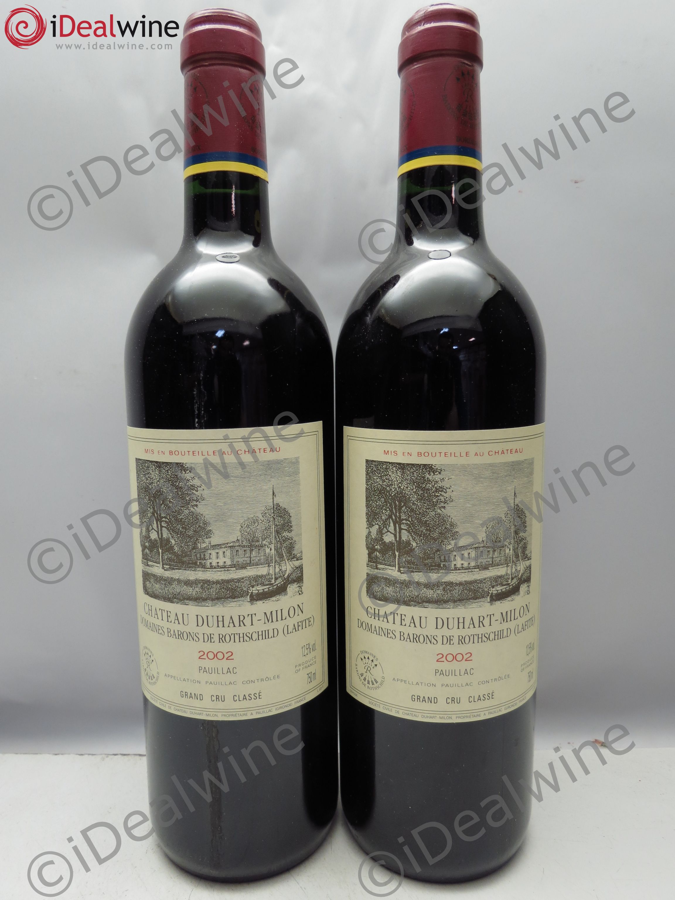 Château Duhart-Milon 4ème Grand Cru Classé 2002 - Lot de 2 bouteilles - 0