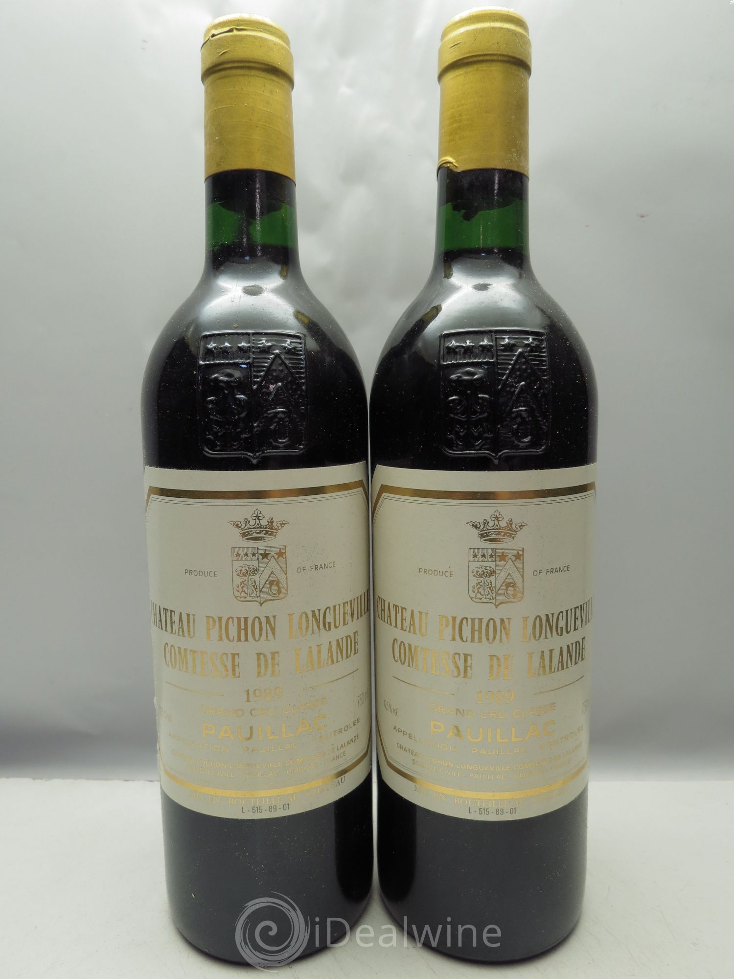 Château Pichon Longueville Comtesse de Lalande 2ème Grand Cru Classé 1989 - Lot de 12 bouteilles - 2