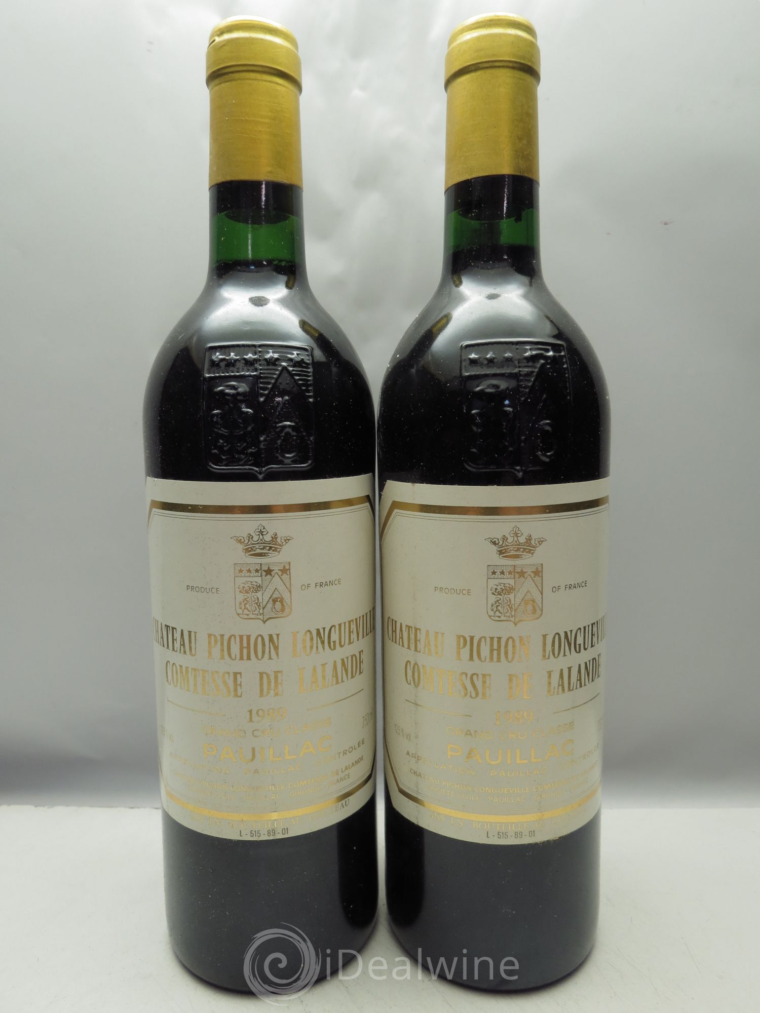 Château Pichon Longueville Comtesse de Lalande 2ème Grand Cru Classé 1989 - Lot de 12 bouteilles - 3
