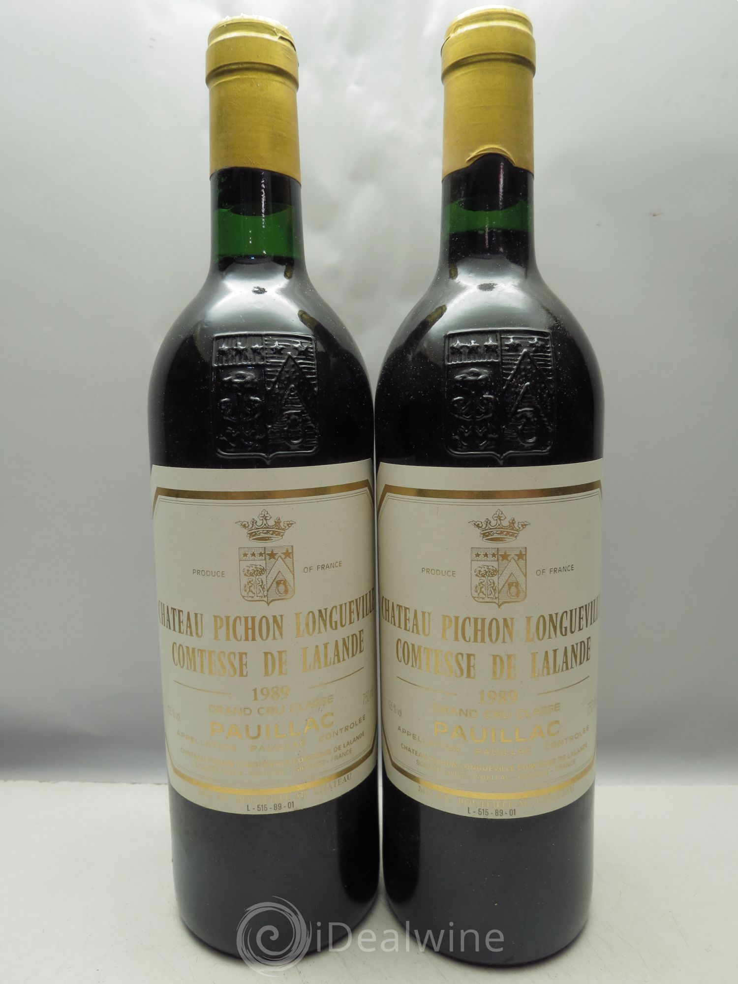 Château Pichon Longueville Comtesse de Lalande 2ème Grand Cru Classé 1989 - Lot de 12 bouteilles - 6