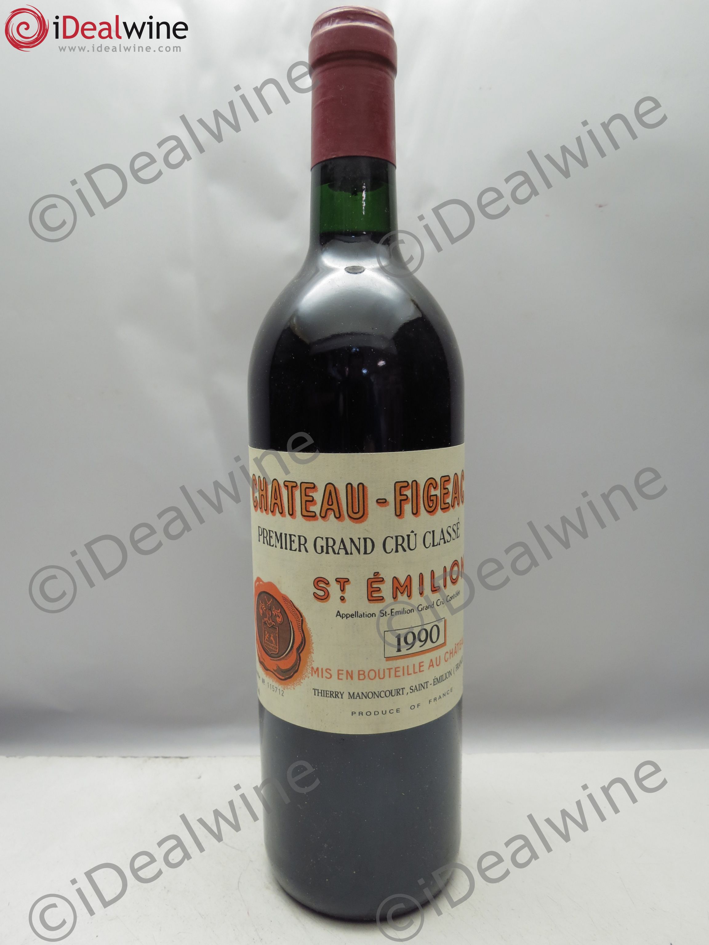 Château Figeac 1er Grand Cru Classé A 1990 - Lot de 6 bouteilles - 0