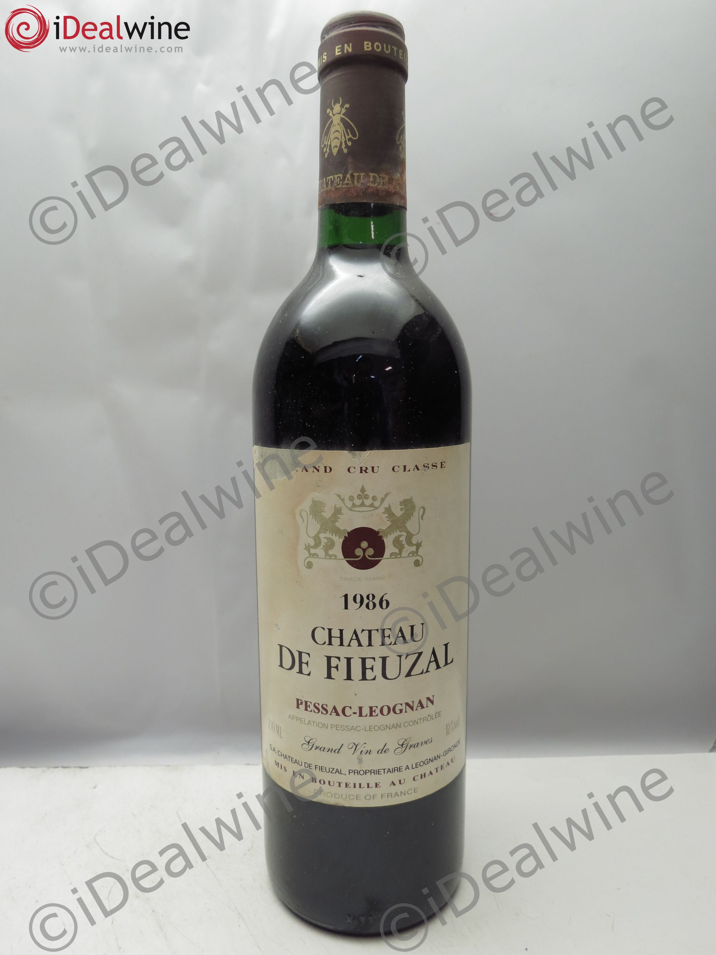 Château de Fieuzal Cru Classé de Graves 1986 - Lot de 6 bouteilles - 0