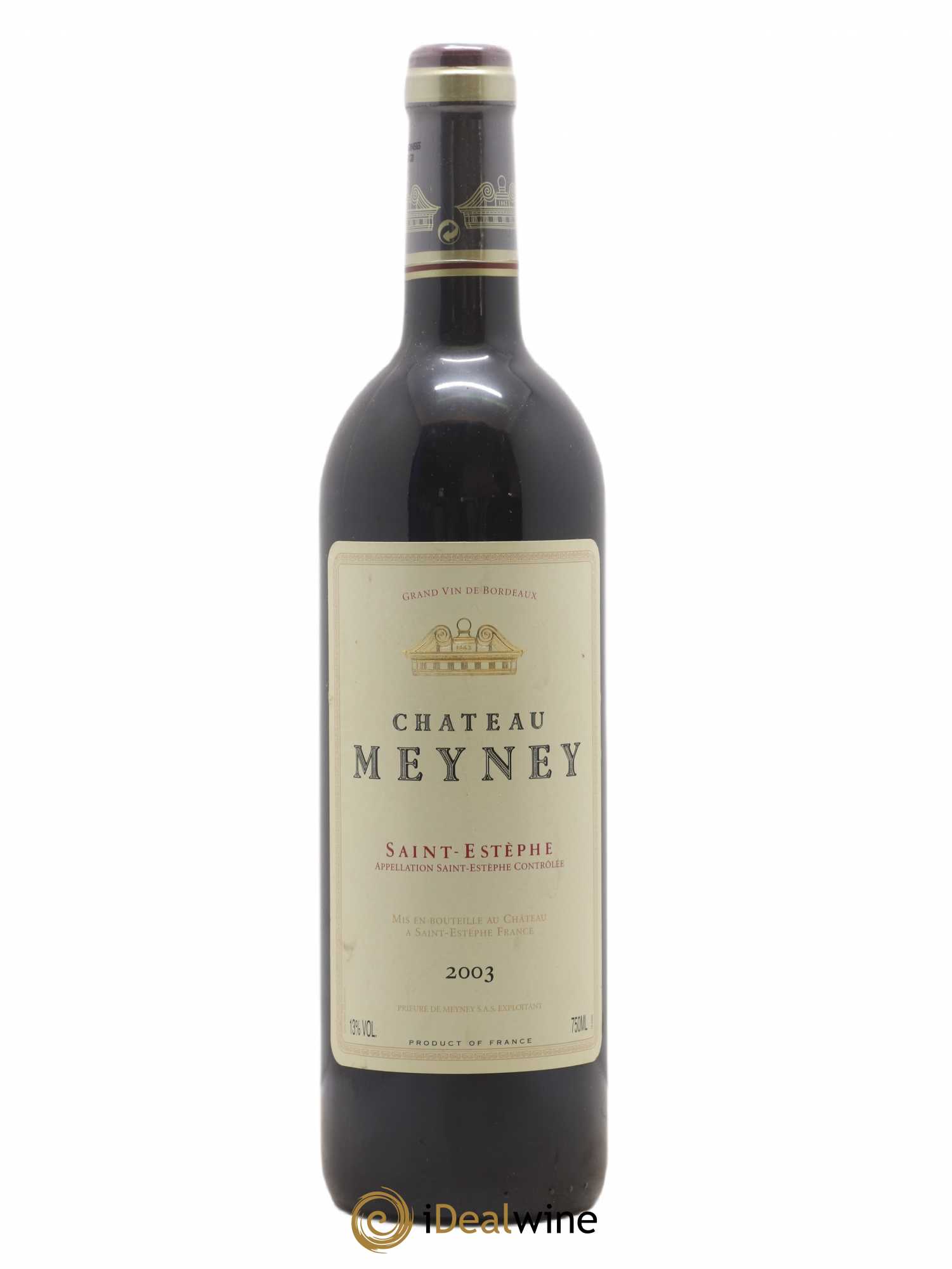 Château Meyney 2003 - Lot de 1 bouteille - 0