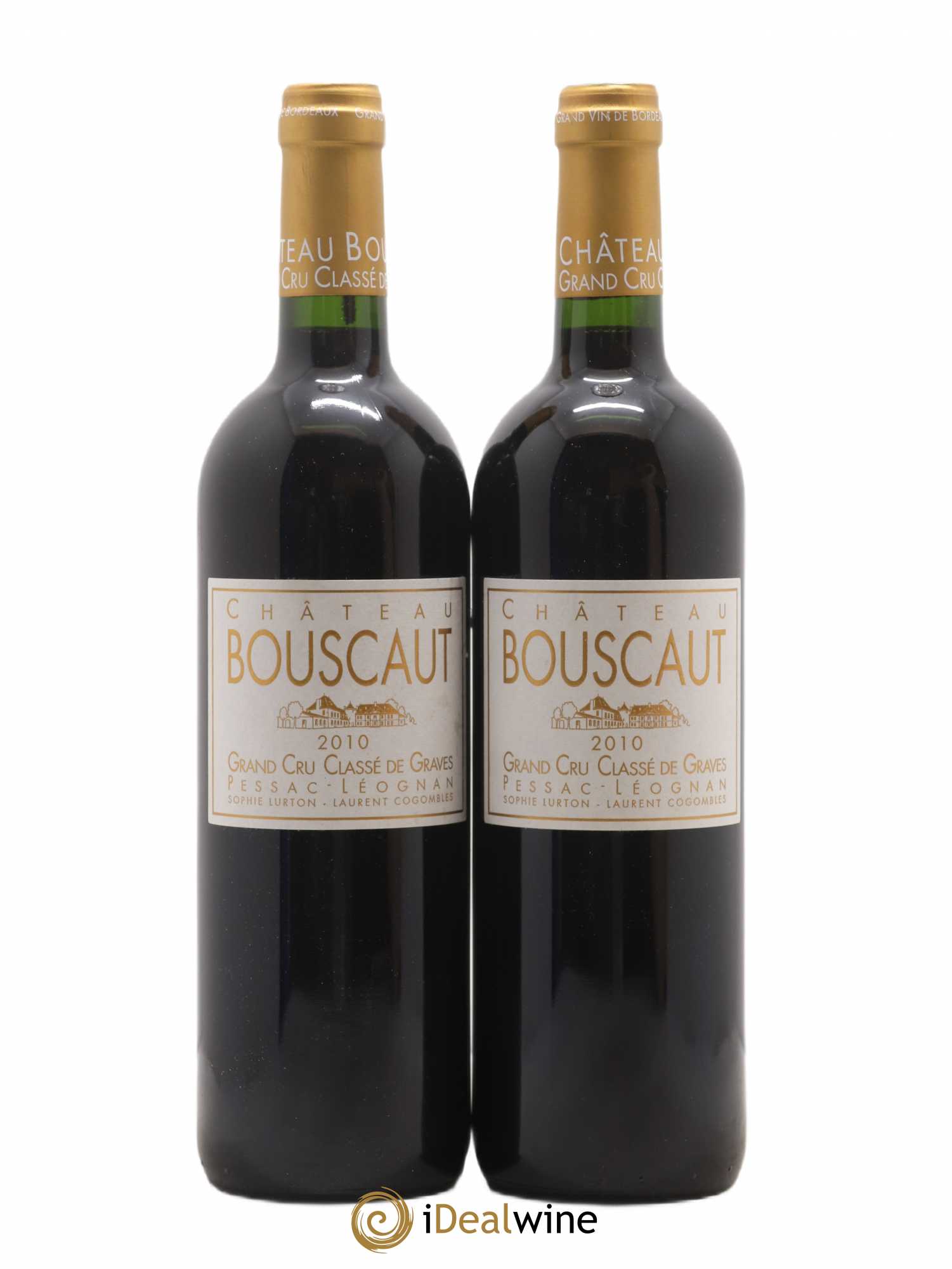 Château Bouscaut Cru Classé de Graves 2010 - Lot de 2 bouteilles - 0