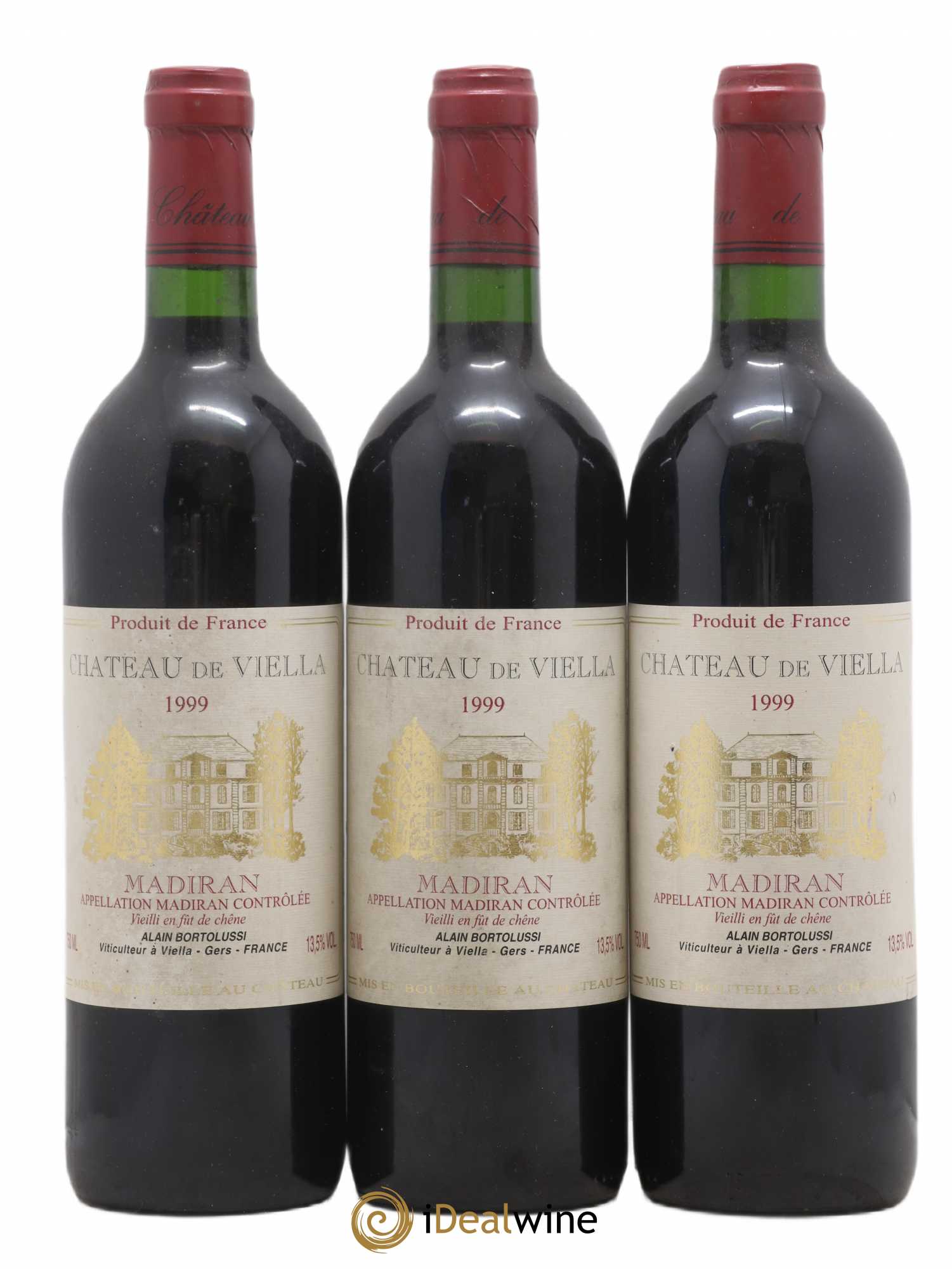 Madiran Château de Viella 1999 - Posten von 3 Flaschen - 0