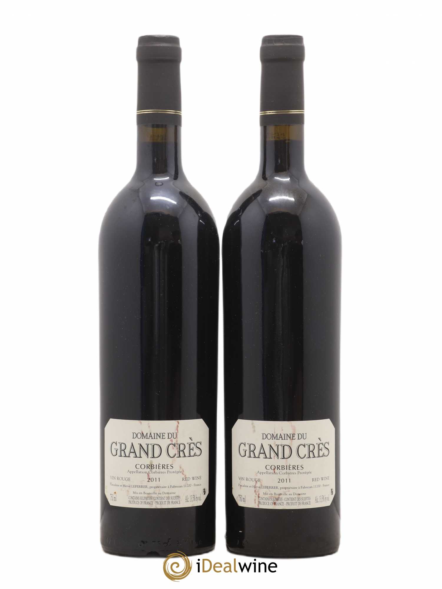 Corbières Cuvée Majeure Domaine du Grand Crès 2011 - Posten von 2 Flaschen - 1