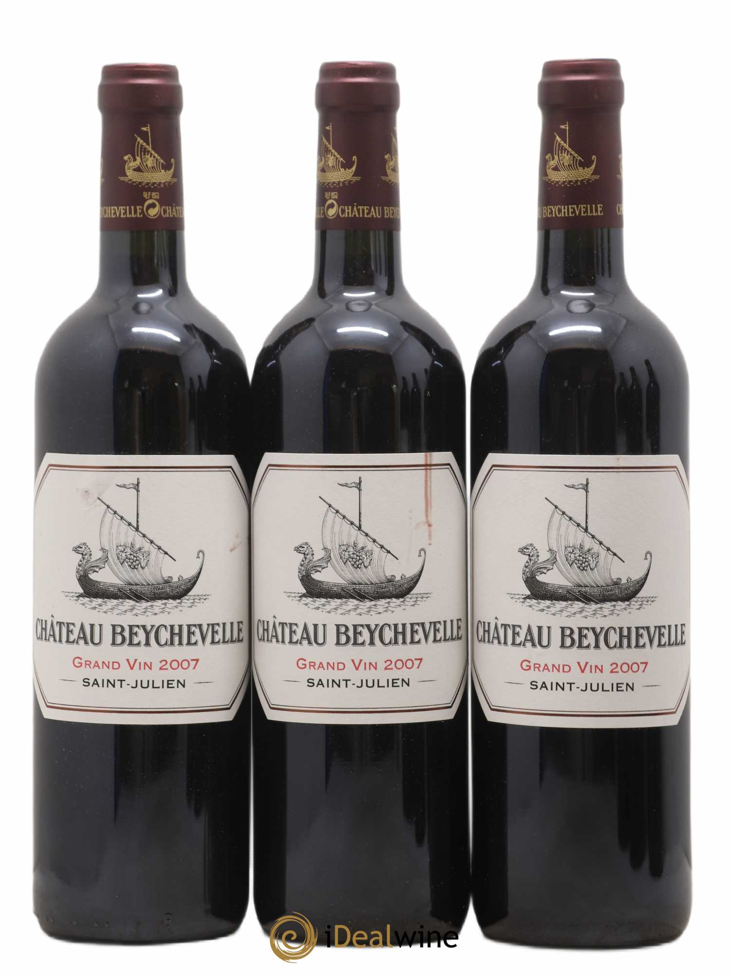 Château Beychevelle 4ème Grand Cru Classé 2007 - Lot de 6 bouteilles - 1