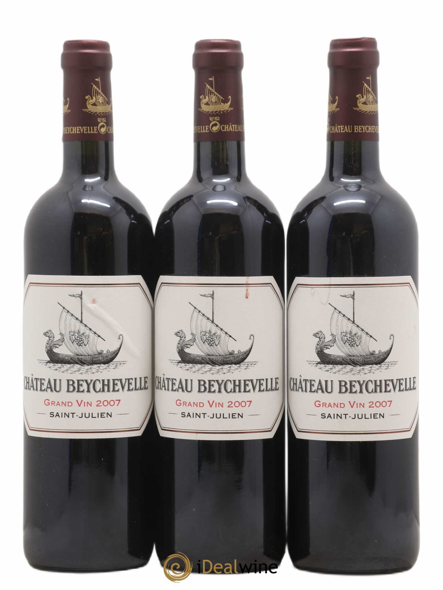 Château Beychevelle 4ème Grand Cru Classé 2007 - Lot de 6 bouteilles - 2