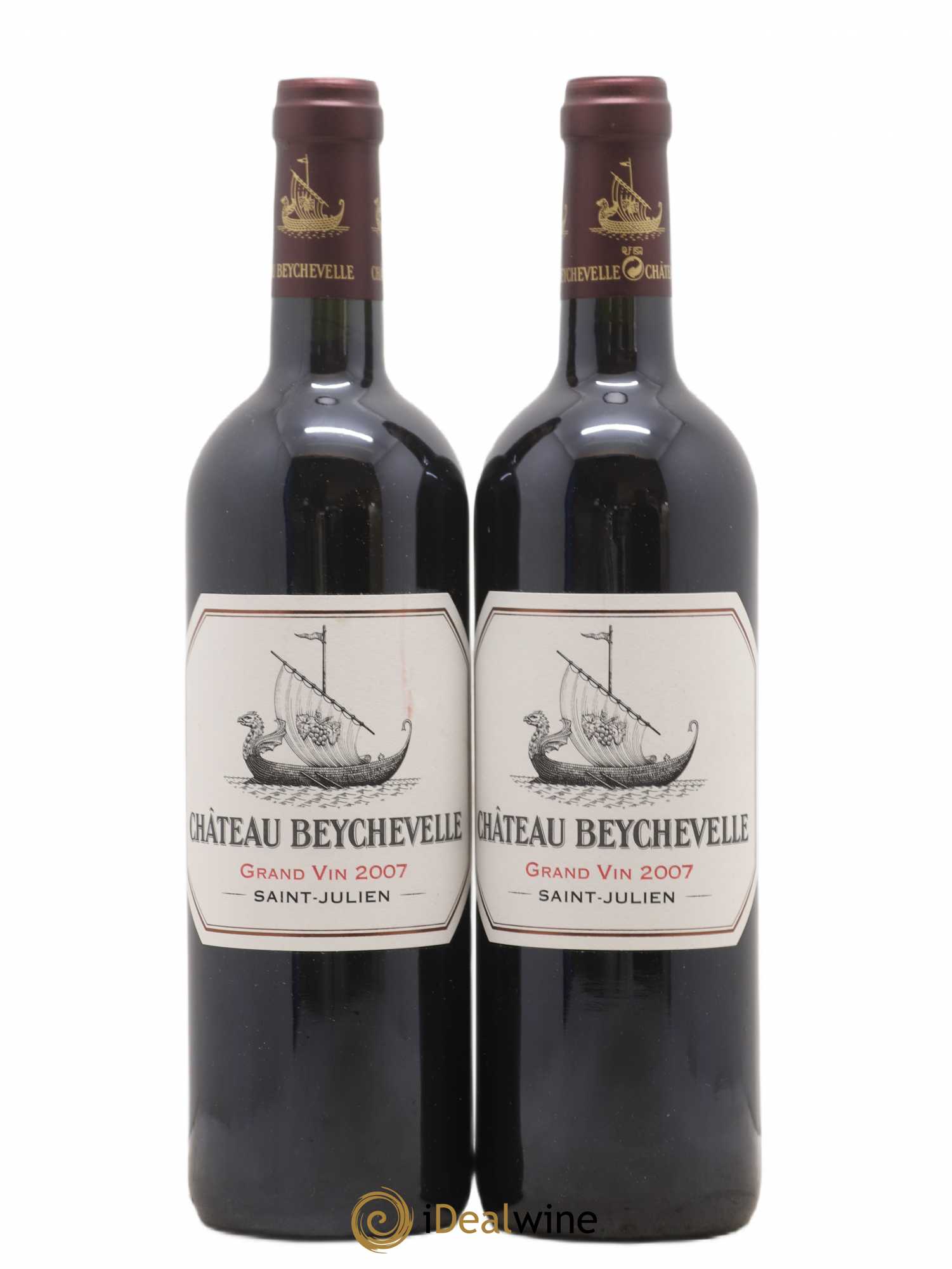Château Beychevelle 4ème Grand Cru Classé 2007 - Lot de 2 bouteilles - 0