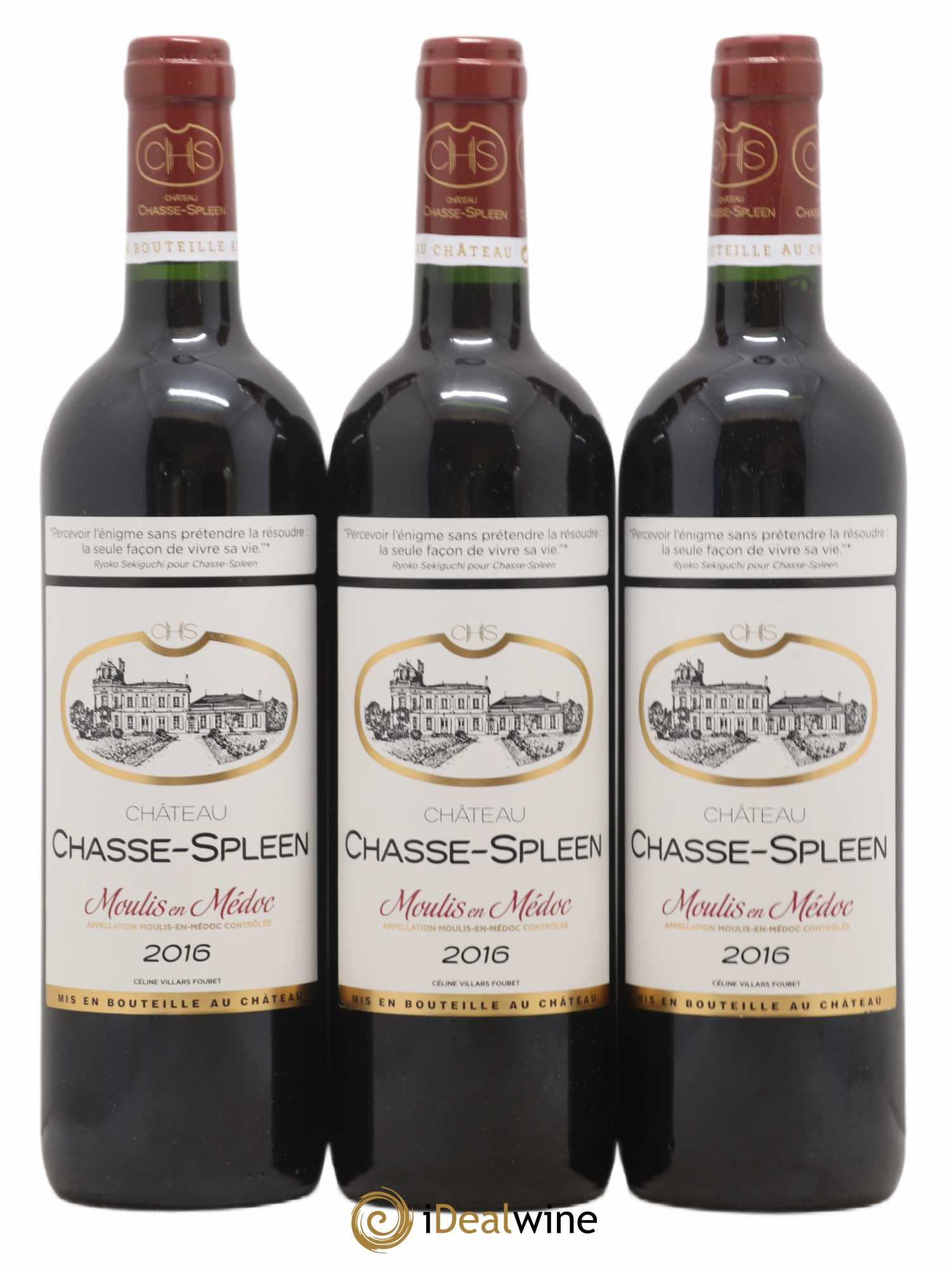 Château Chasse Spleen 2016 - Lot de 12 bouteilles - 1